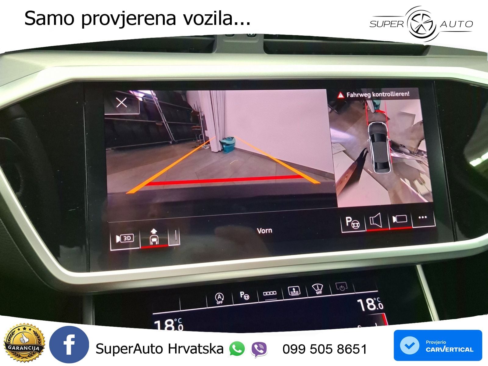 Audi A6 50 TDI V6 (286 KS) quattro tiptronic S line ZRAČNI+ACC+4xGR SJED+KAM
