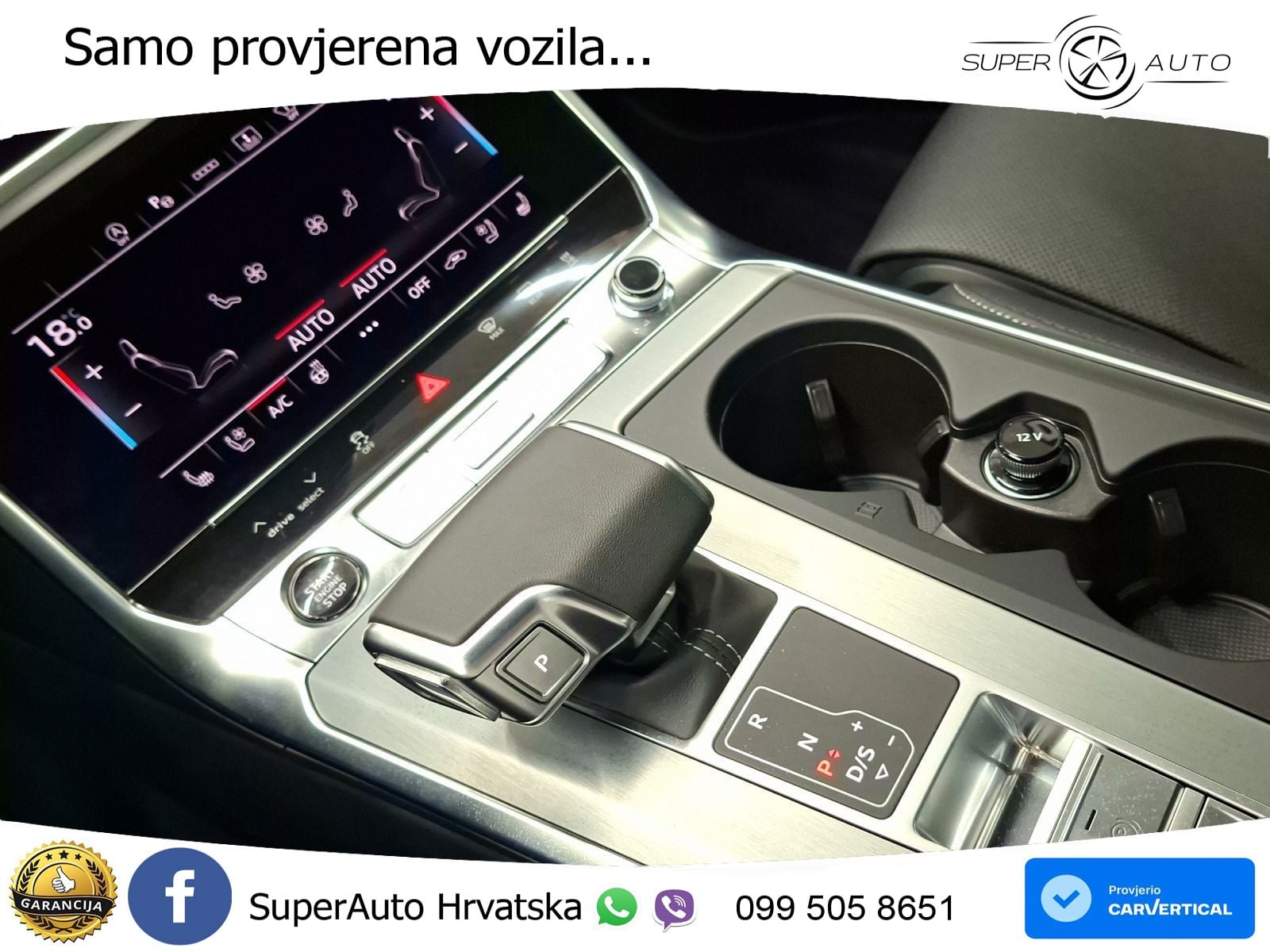 Audi A6 50 TDI V6 (286 KS) quattro tiptronic S line ZRAČNI+ACC+4xGR SJED+KAM