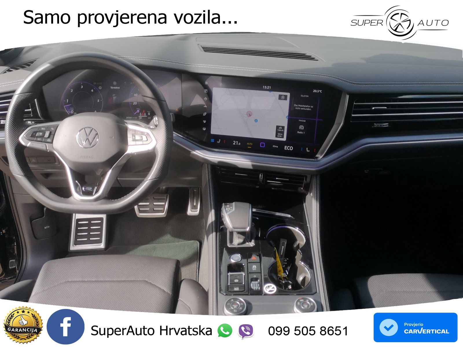 Volkswagen Touareg 3.0 V6 TDI (231 KS) 4MOTION Tiptronic ZRAČNI+ACC+4xGR SJED+KAM