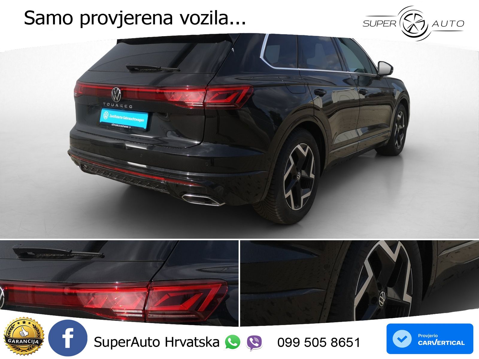 Volkswagen Touareg 3.0 V6 TDI (231 KS) 4MOTION Tiptronic ZRAČNI+ACC+4xGR SJED+KAM