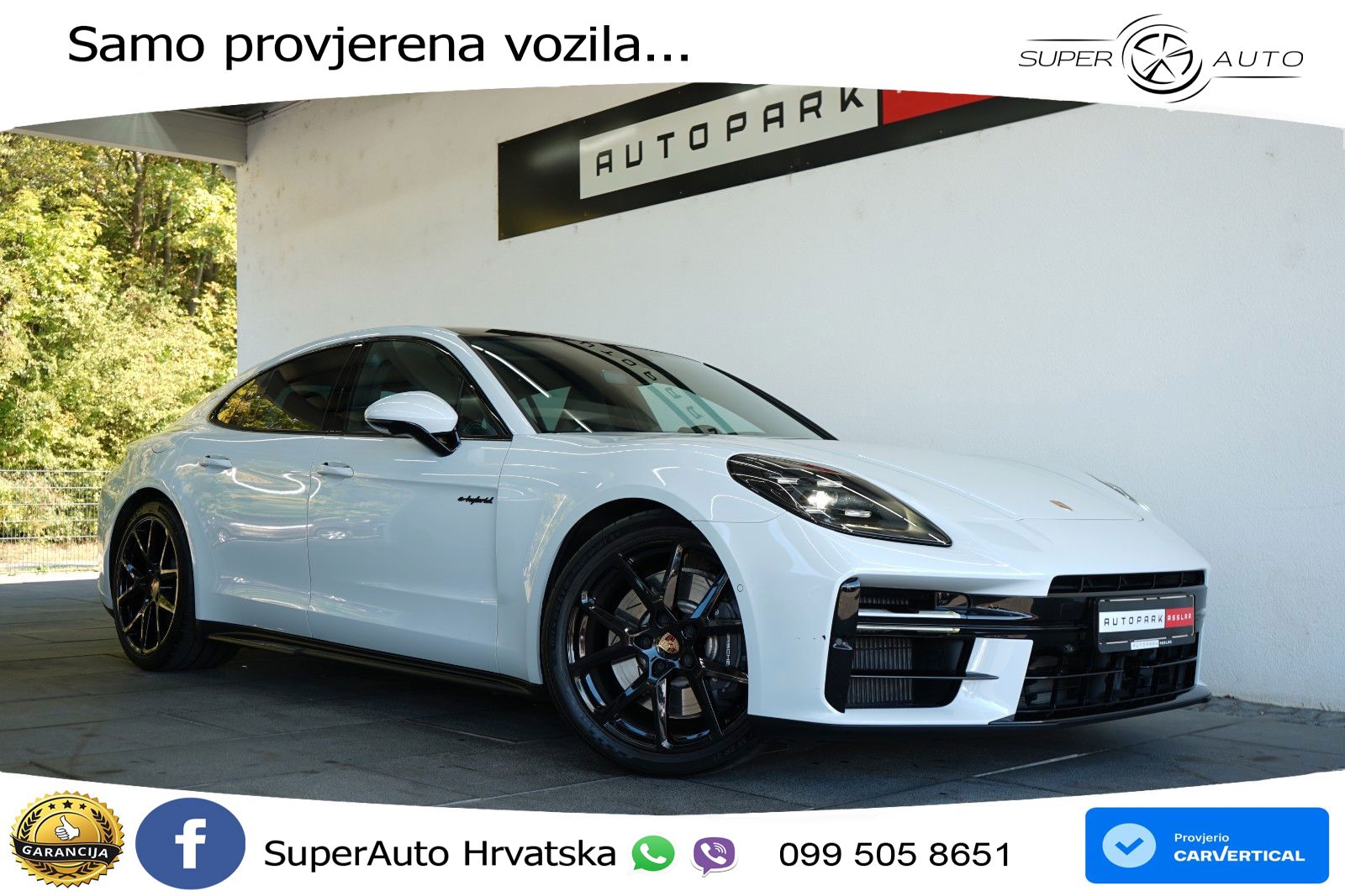 Porsche Panamera 4 2.9 V6 (470 KS) E-Hybrid PDK ACC+HEAD+4xGR SJED+360+PANO