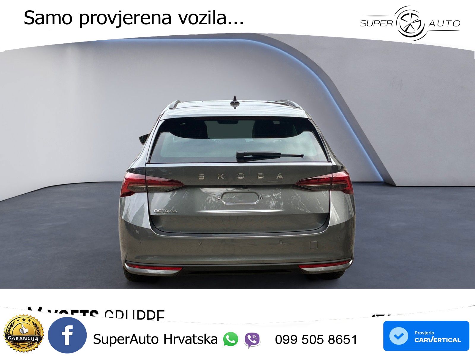 Škoda Octavia Combi 2.0 TDI (150 KS) DSG MATRIX+GR SJED+KAM