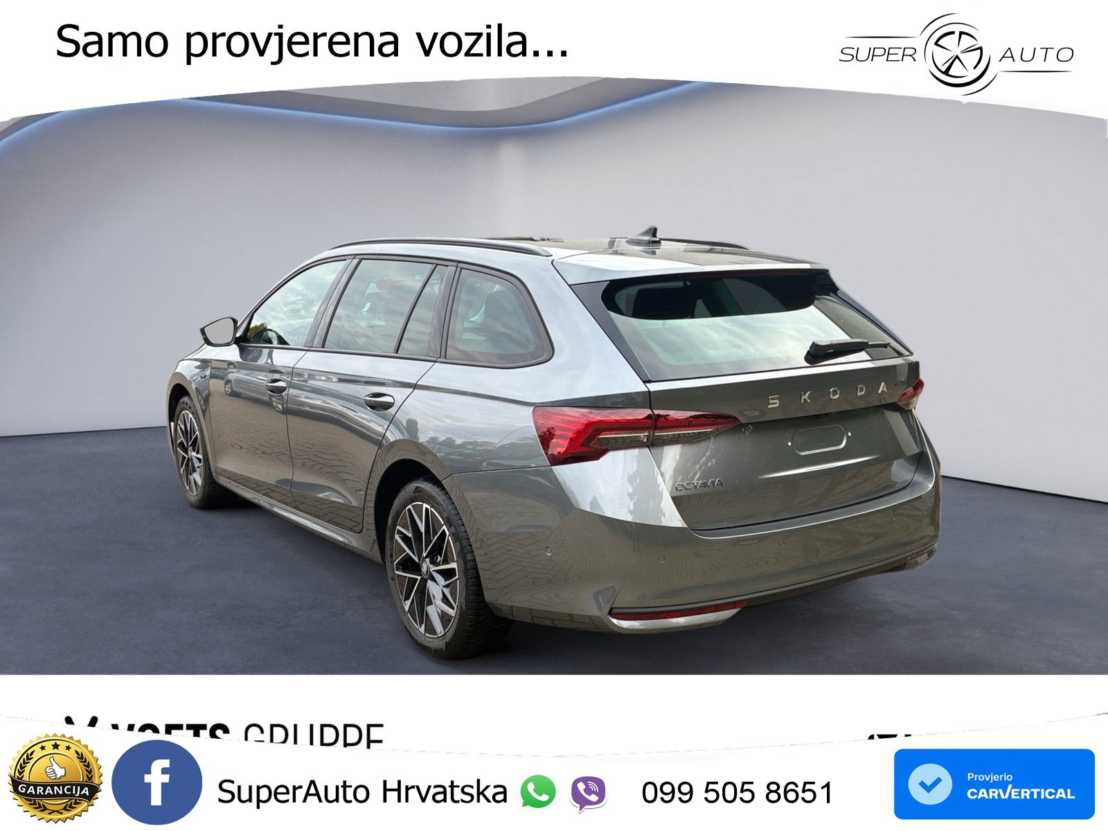 Škoda Octavia Combi 2.0 TDI (150 KS) DSG MATRIX+GR SJED+KAM