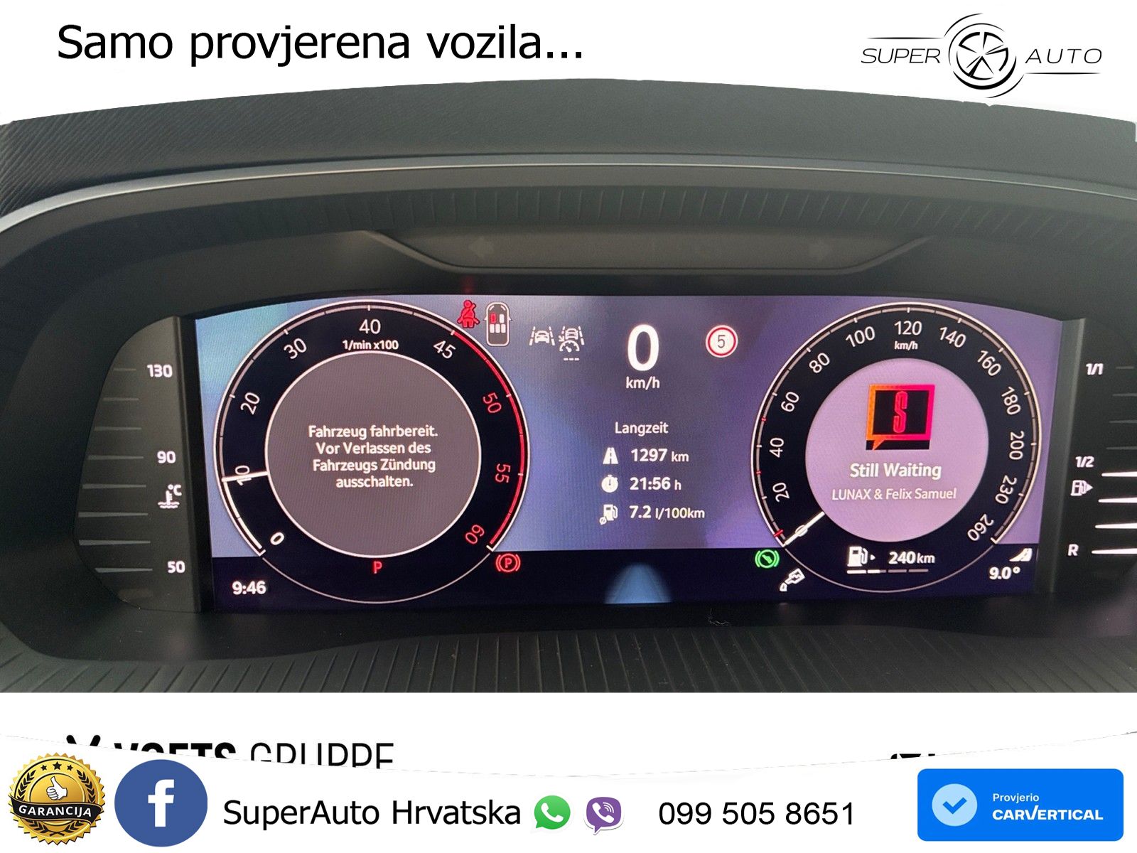 Škoda Octavia Combi 2.0 TDI (150 KS) DSG MATRIX+GR SJED+KAM