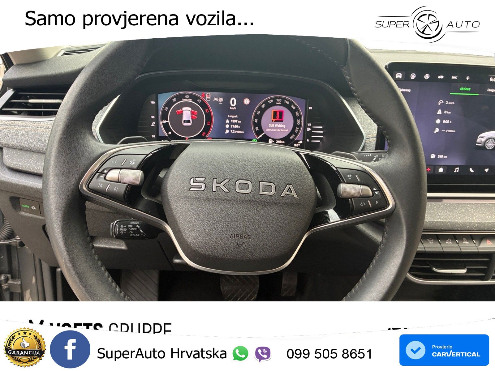 Škoda Octavia Combi 2.0 TDI (150 KS) DSG MATRIX+GR SJED+KAM