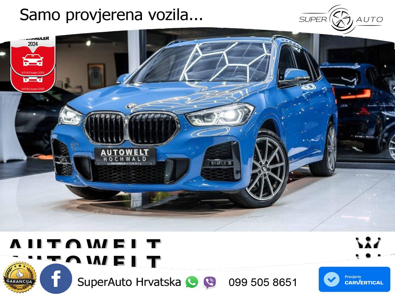 BMW X1 20i (192 KS) Steptronic M Sport LED+GR SJED+ACC
