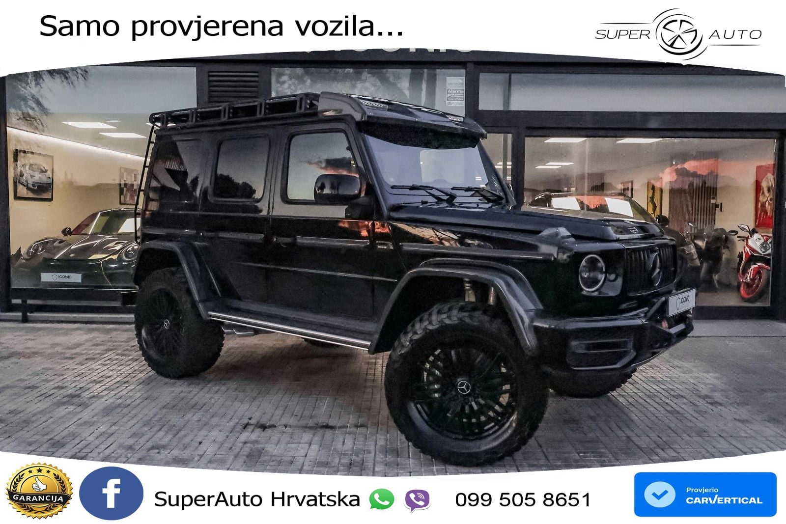 Mercedes AMG G 63 Long V8 (585 KS) 4MATIC 9G-TRONIC AMG SPEEDSHIFT PLUS LED+GR SJED+ACC