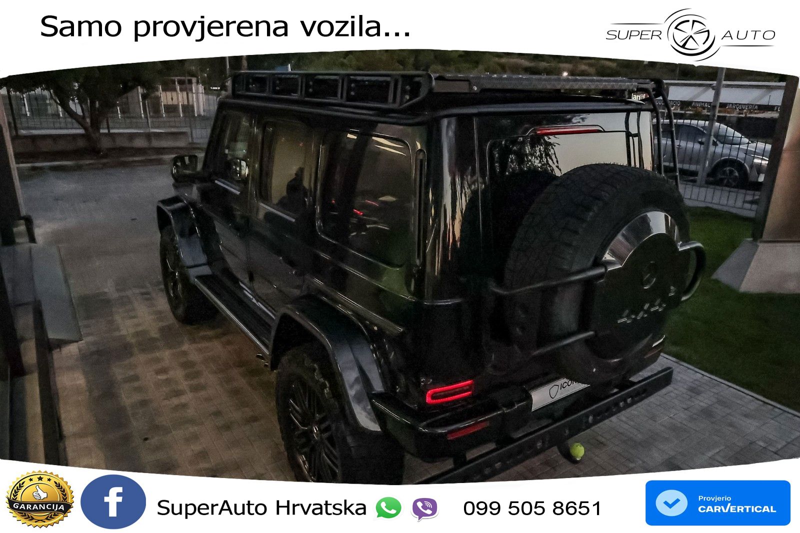 Mercedes AMG G 63 Long V8 (585 KS) 4MATIC 9G-TRONIC AMG SPEEDSHIFT PLUS LED+GR SJED+ACC