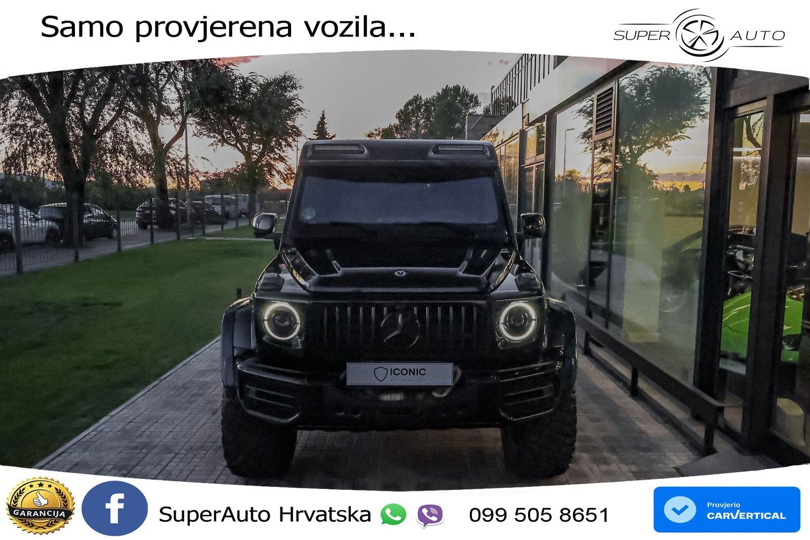 Mercedes AMG G 63 Long V8 (585 KS) 4MATIC 9G-TRONIC AMG SPEEDSHIFT PLUS LED+GR SJED+ACC