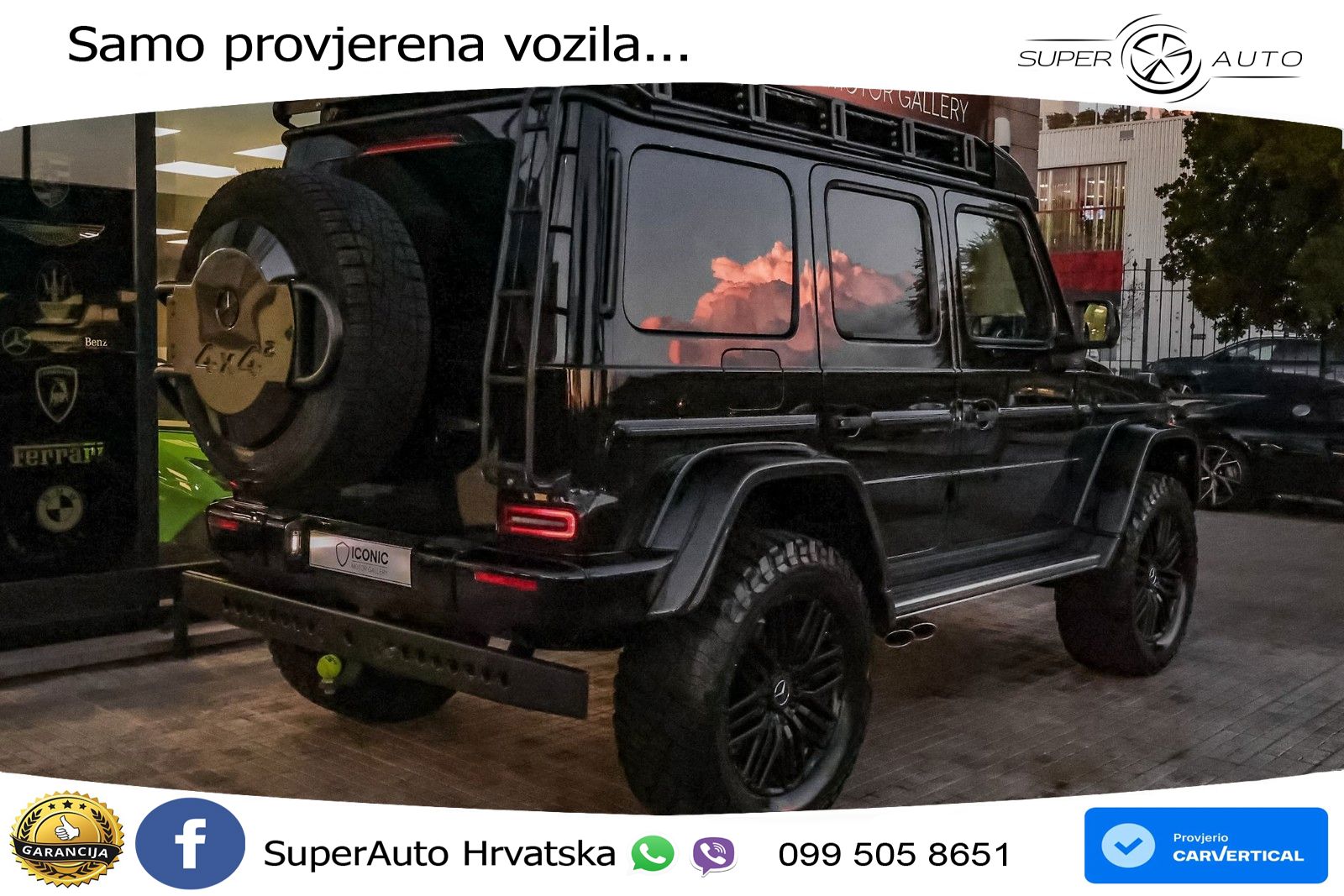 Mercedes AMG G 63 Long V8 (585 KS) 4MATIC 9G-TRONIC AMG SPEEDSHIFT PLUS LED+GR SJED+ACC