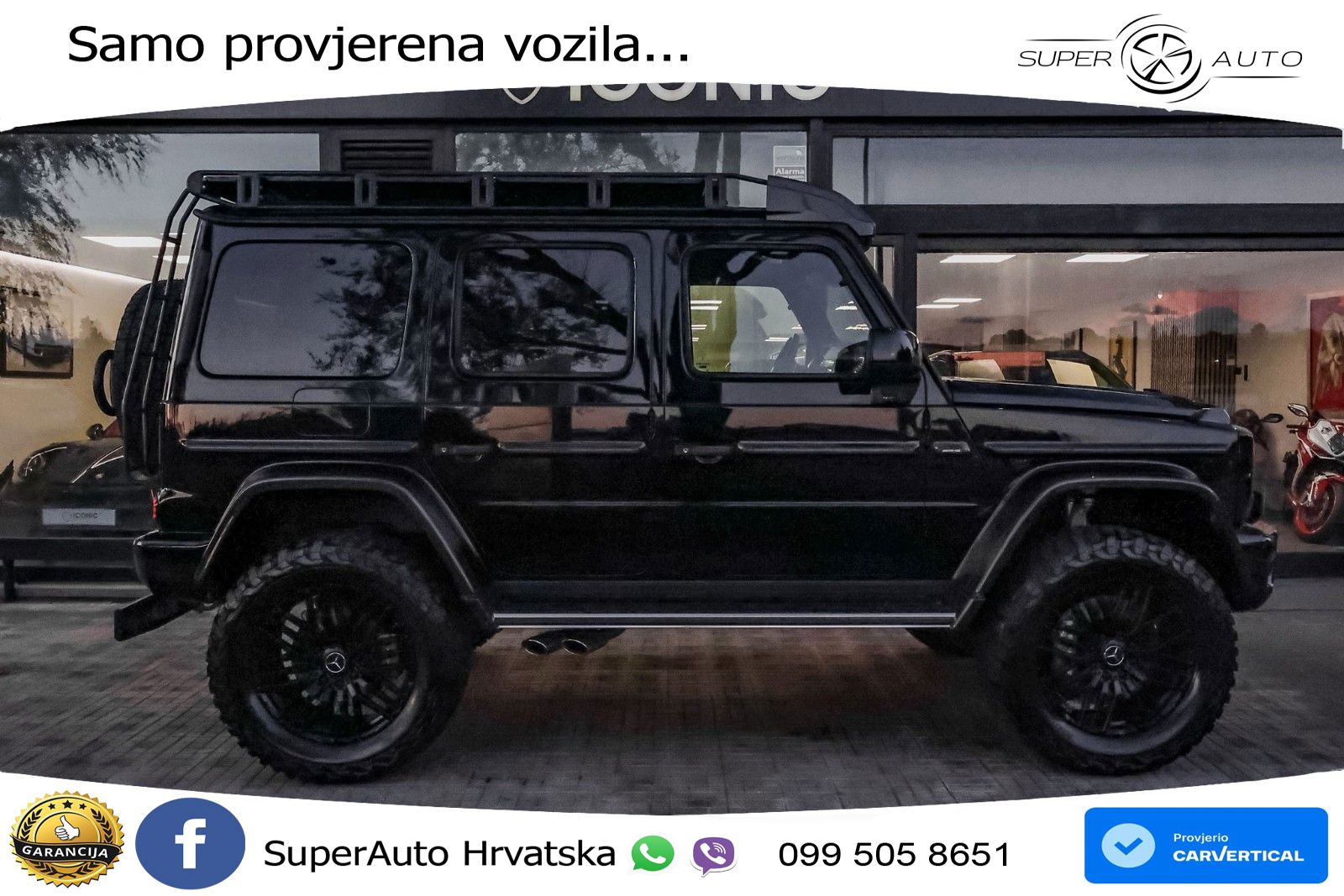 Mercedes AMG G 63 Long V8 (585 KS) 4MATIC 9G-TRONIC AMG SPEEDSHIFT PLUS LED+GR SJED+ACC