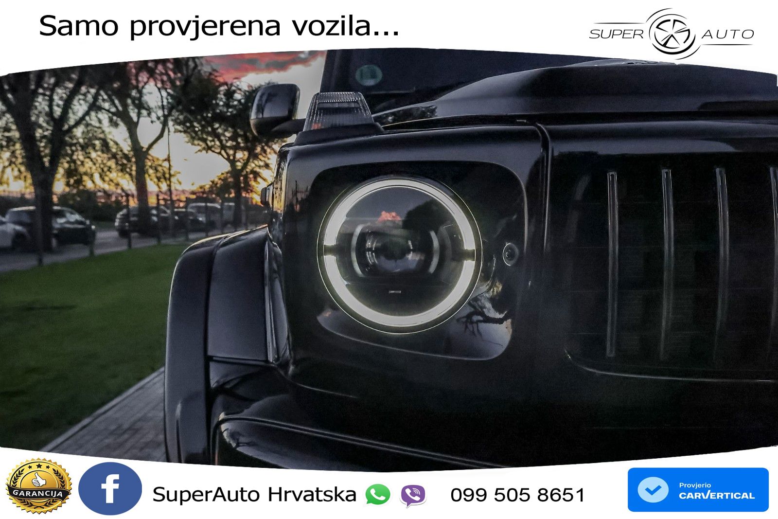 Mercedes AMG G 63 Long V8 (585 KS) 4MATIC 9G-TRONIC AMG SPEEDSHIFT PLUS LED+GR SJED+ACC