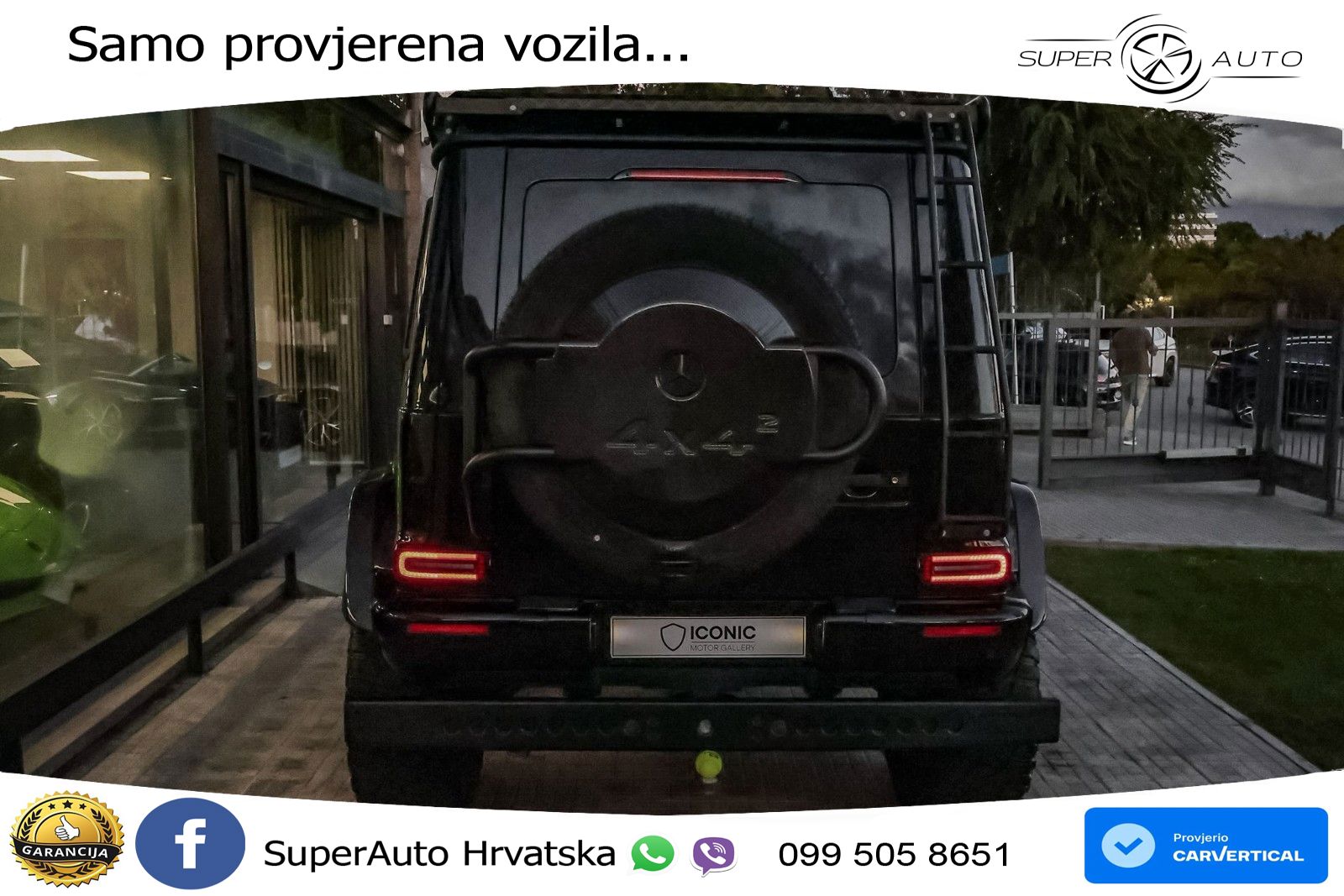 Mercedes AMG G 63 Long V8 (585 KS) 4MATIC 9G-TRONIC AMG SPEEDSHIFT PLUS LED+GR SJED+ACC