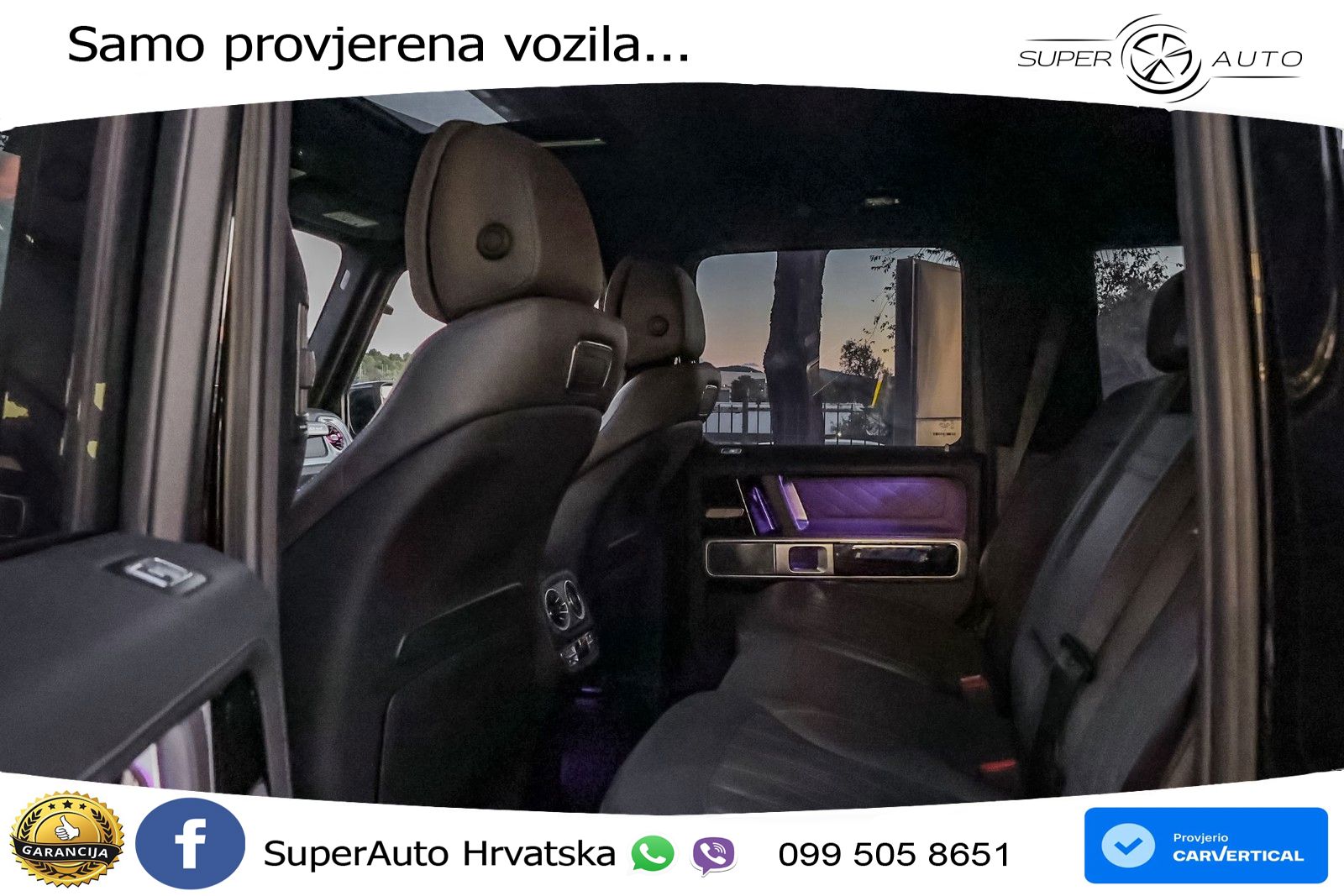 Mercedes AMG G 63 Long V8 (585 KS) 4MATIC 9G-TRONIC AMG SPEEDSHIFT PLUS LED+GR SJED+ACC