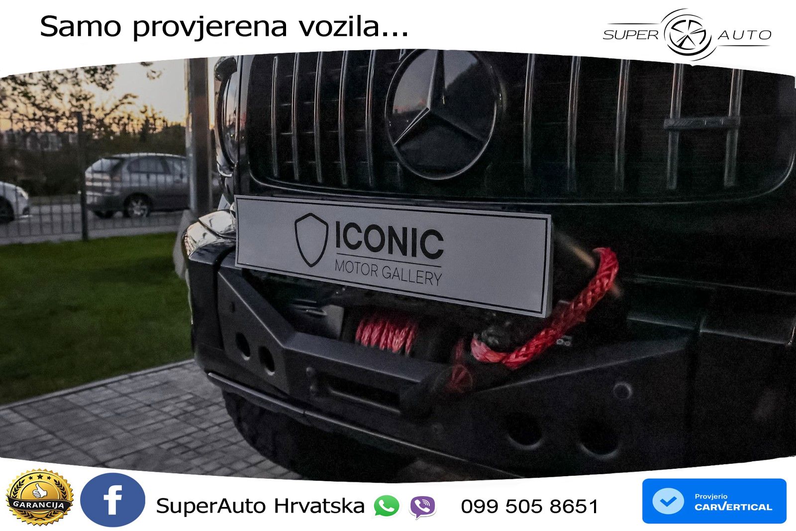Mercedes AMG G 63 Long V8 (585 KS) 4MATIC 9G-TRONIC AMG SPEEDSHIFT PLUS LED+GR SJED+ACC