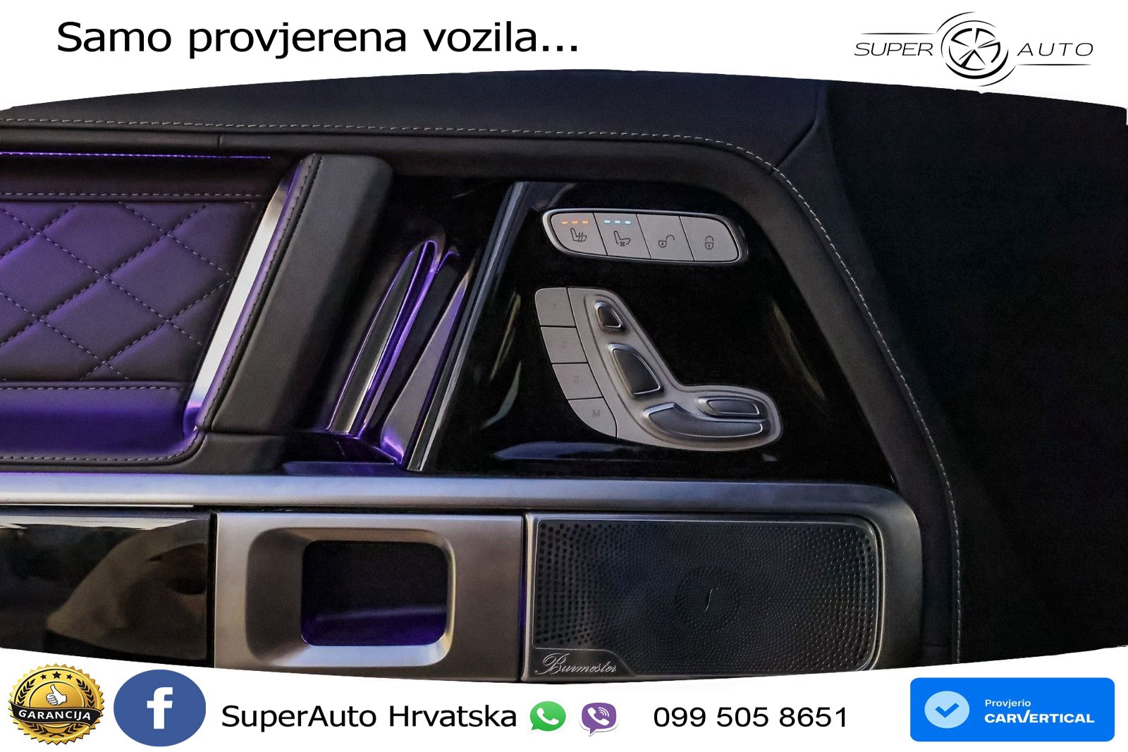 Mercedes AMG G 63 Long V8 (585 KS) 4MATIC 9G-TRONIC AMG SPEEDSHIFT PLUS LED+GR SJED+ACC