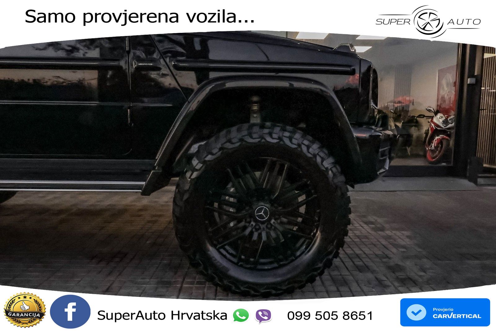 Mercedes AMG G 63 Long V8 (585 KS) 4MATIC 9G-TRONIC AMG SPEEDSHIFT PLUS LED+GR SJED+ACC