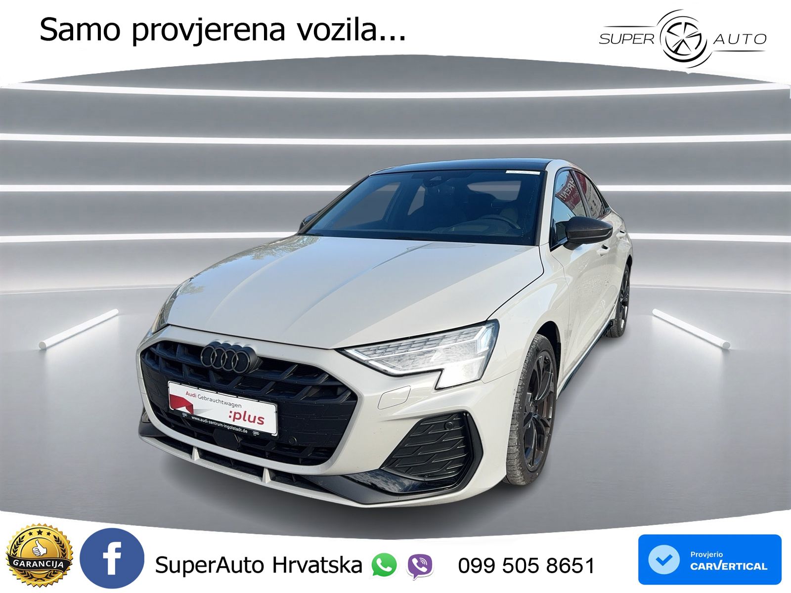 Audi A3 Limuzina 35 TFSI (150 KS) S tronic S line MATRIX+GR SJED+KAM