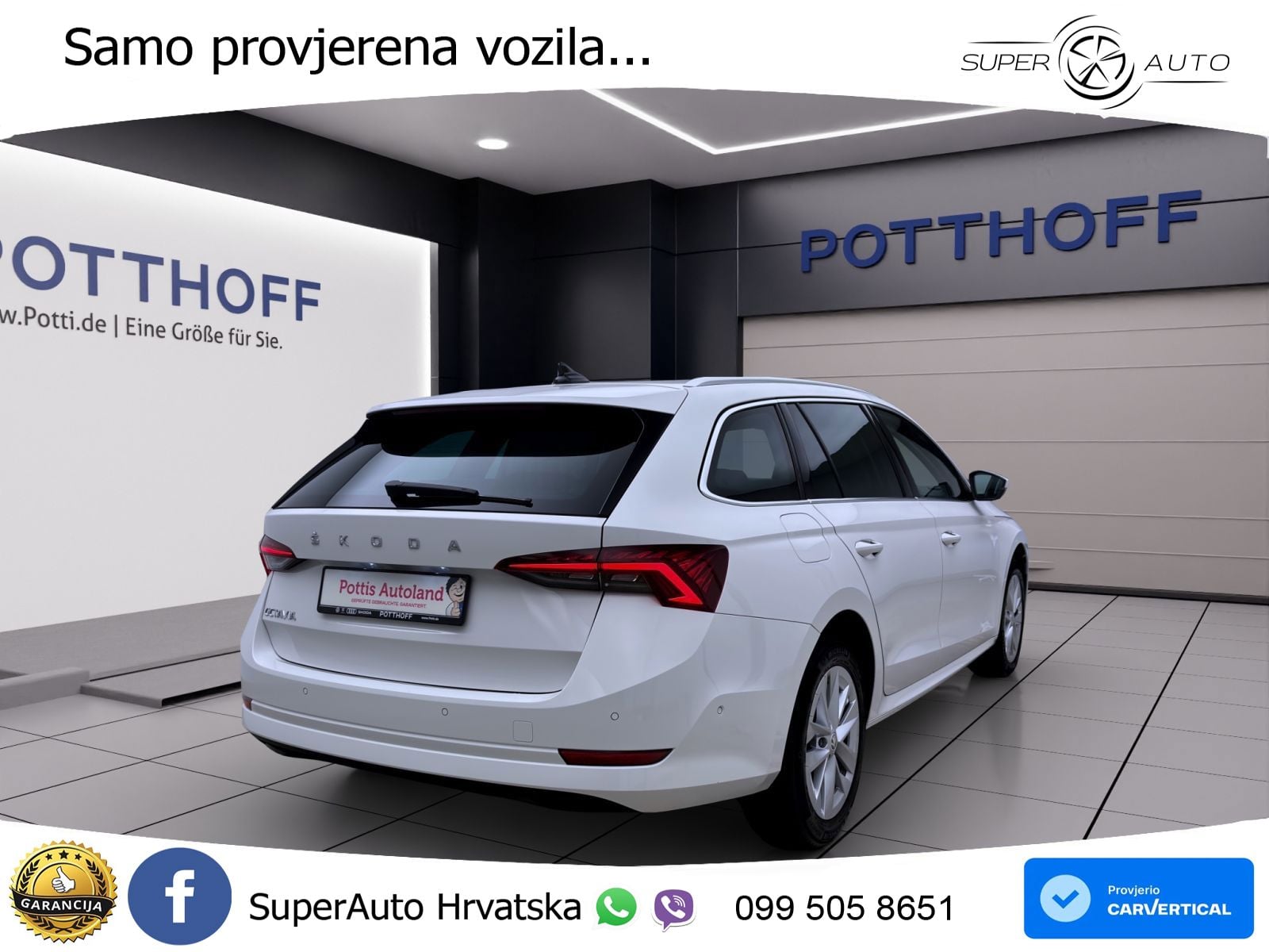 Škoda Octavia Combi 2.0 TDI (150 KS) DSG LED+GR SJED+ACC