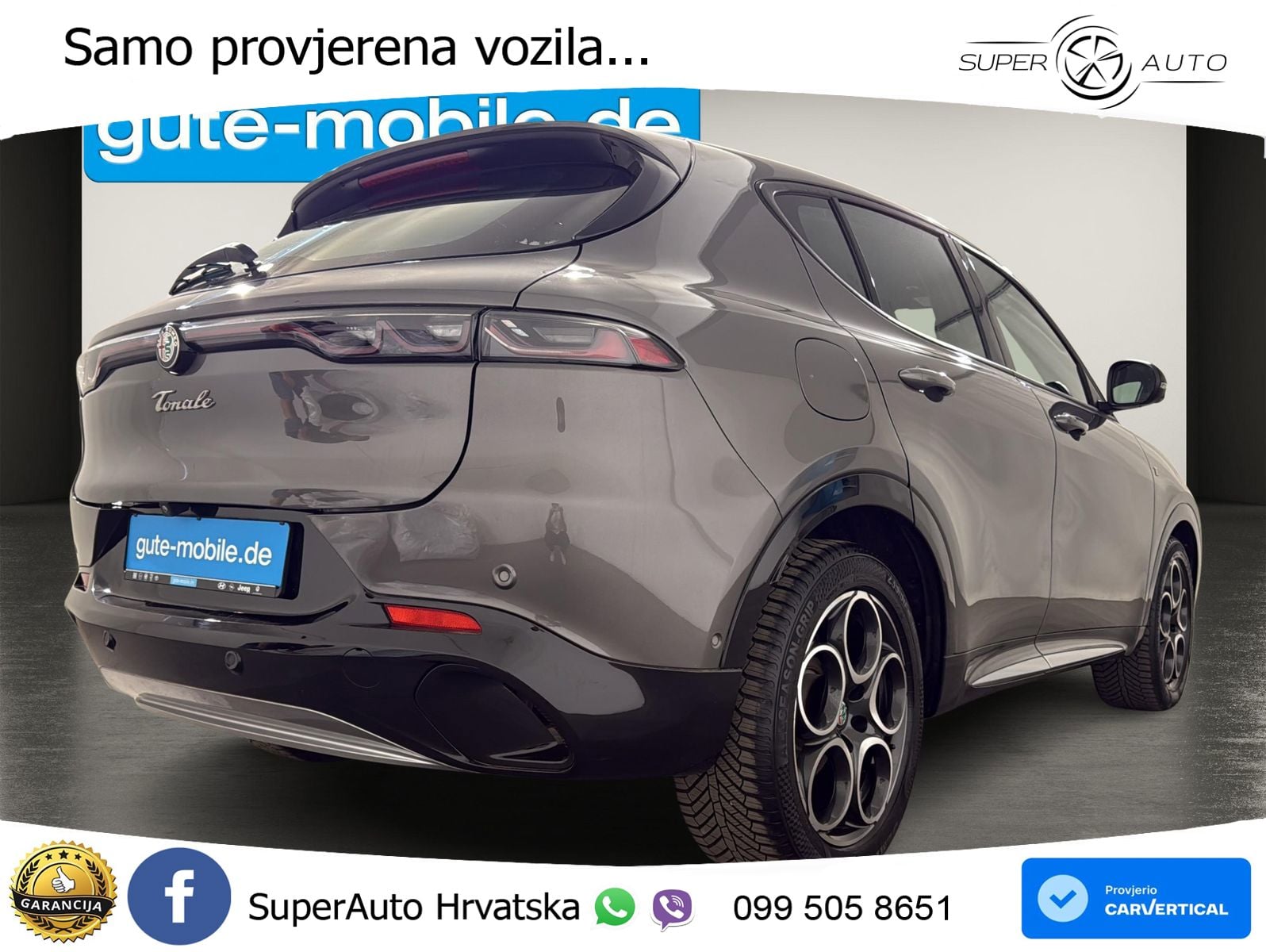 Alfa Romeo Tonale 1.5 VGT (160 KS) 48V-Hybrid TCT LED+GR SJED+ACC