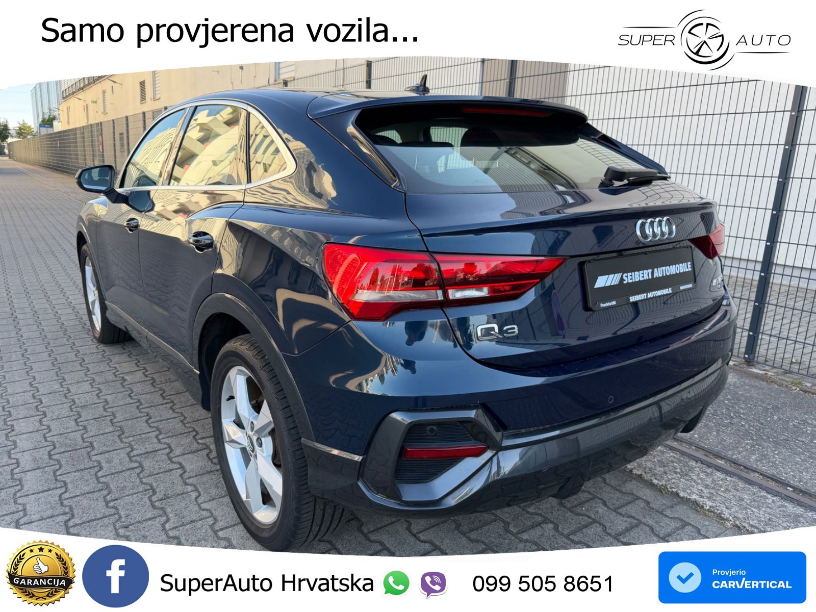 Audi Q3 II Sportback 45 TFSI (230 KS) quattro S tronic LED+GR SJED+ACC