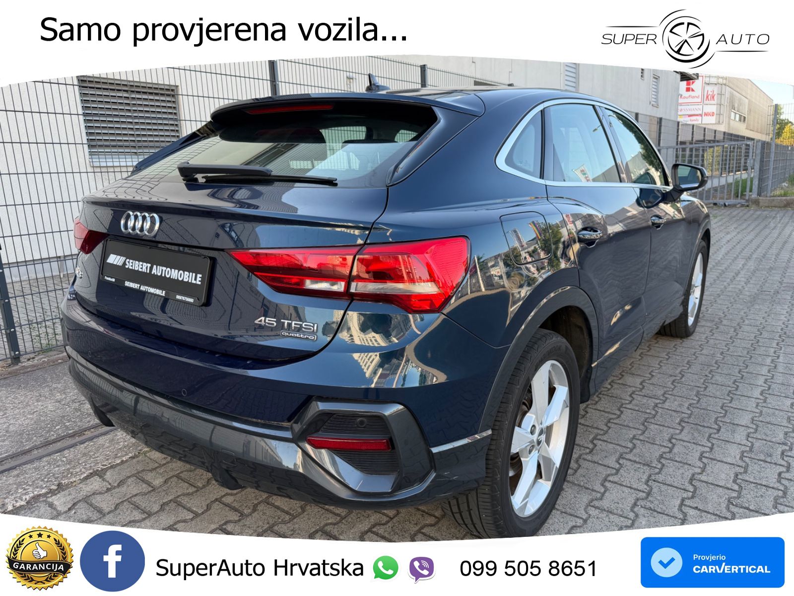 Audi Q3 II Sportback 45 TFSI (230 KS) quattro S tronic LED+GR SJED+ACC