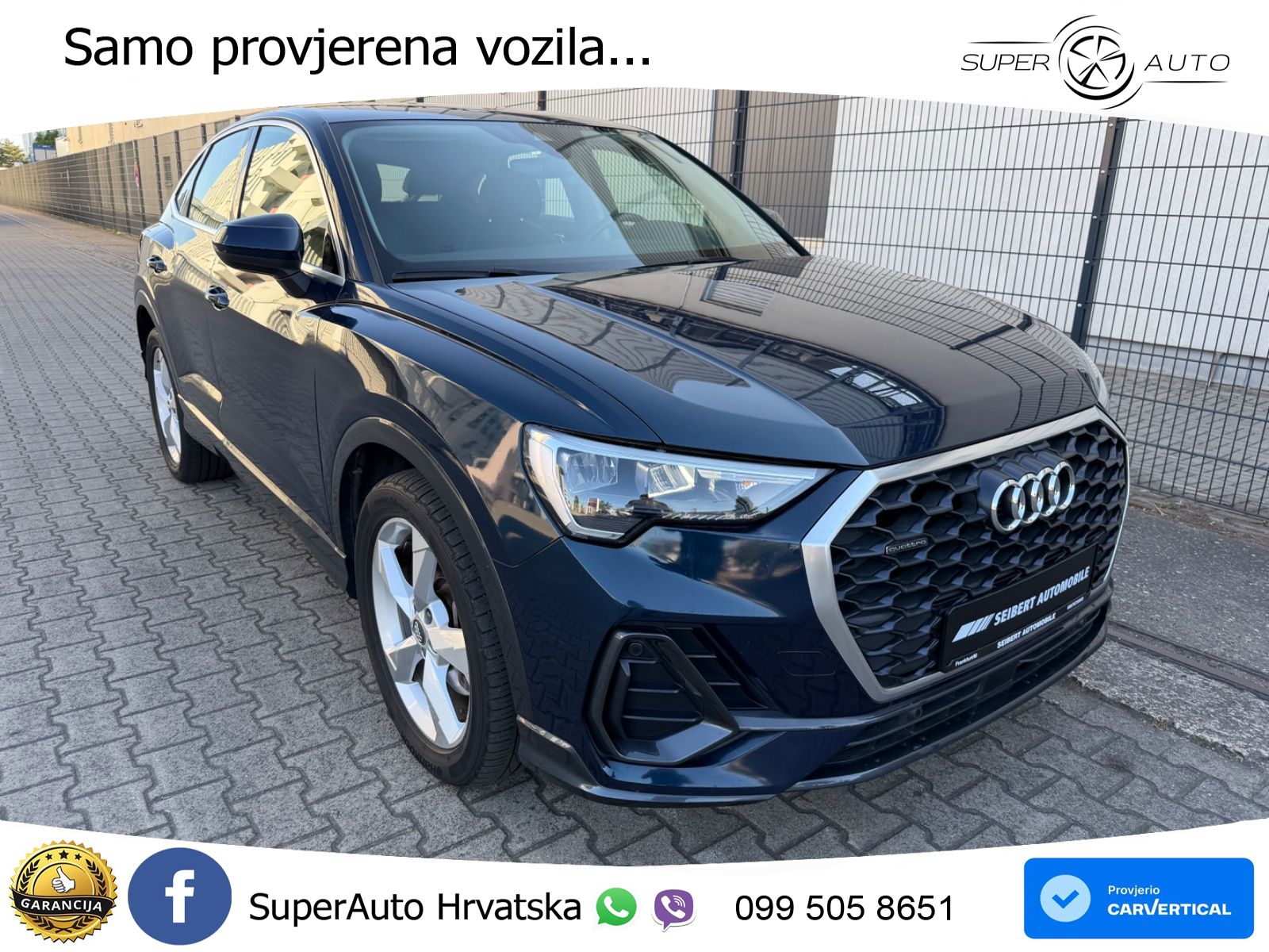 Audi Q3 II Sportback 45 TFSI (230 KS) quattro S tronic LED+GR SJED+ACC