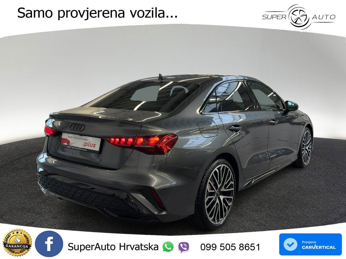 Audi A3 Limuzina 35 TFSI (150 KS) S tronic S line MATRIX+GR SJED+KAM