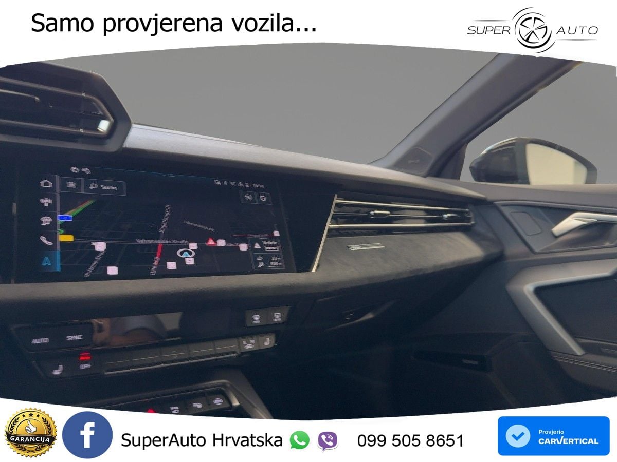 Audi A3 Limuzina 35 TFSI (150 KS) S tronic S line MATRIX+GR SJED+KAM