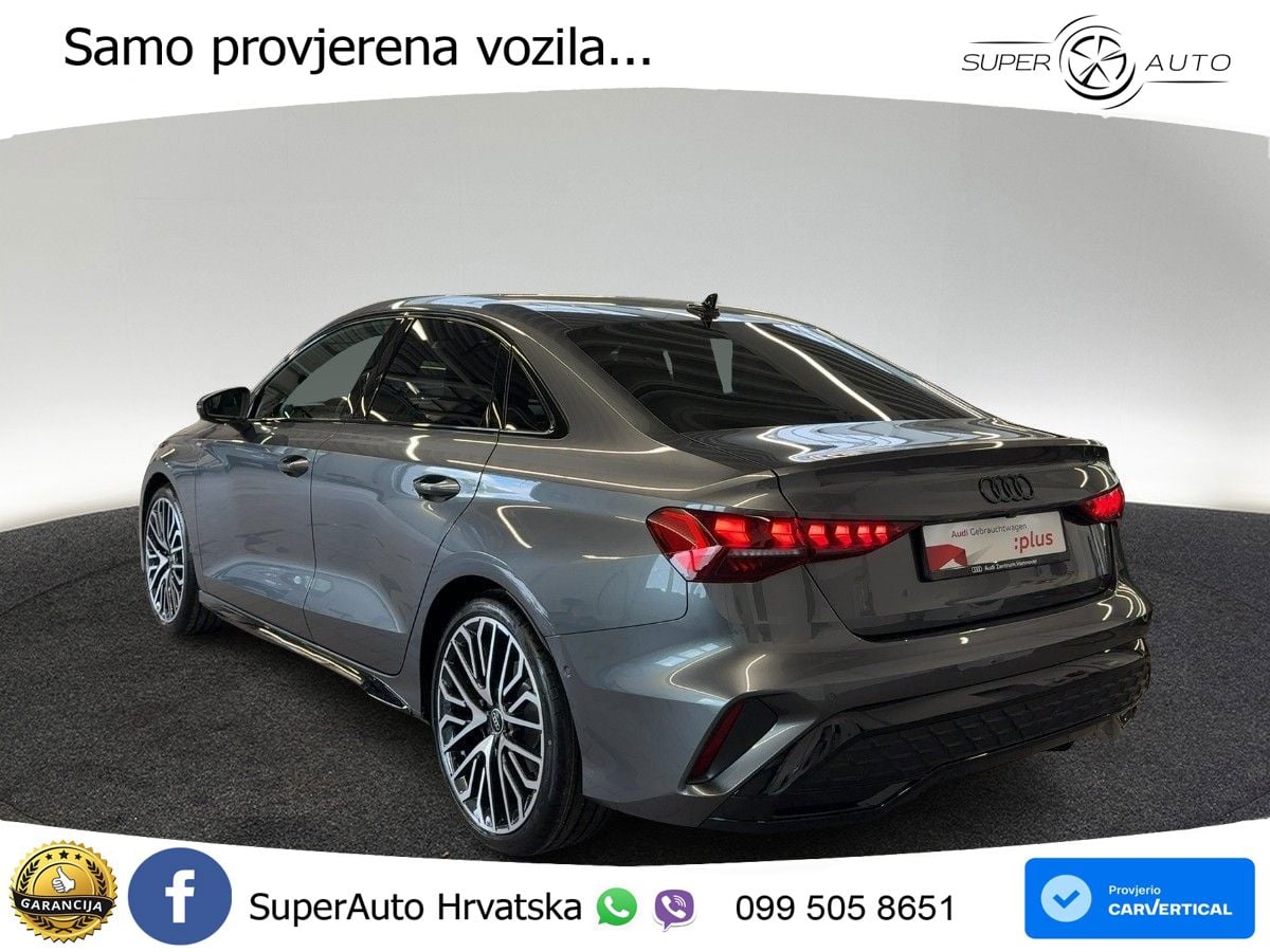 Audi A3 Limuzina 35 TFSI (150 KS) S tronic S line MATRIX+GR SJED+KAM