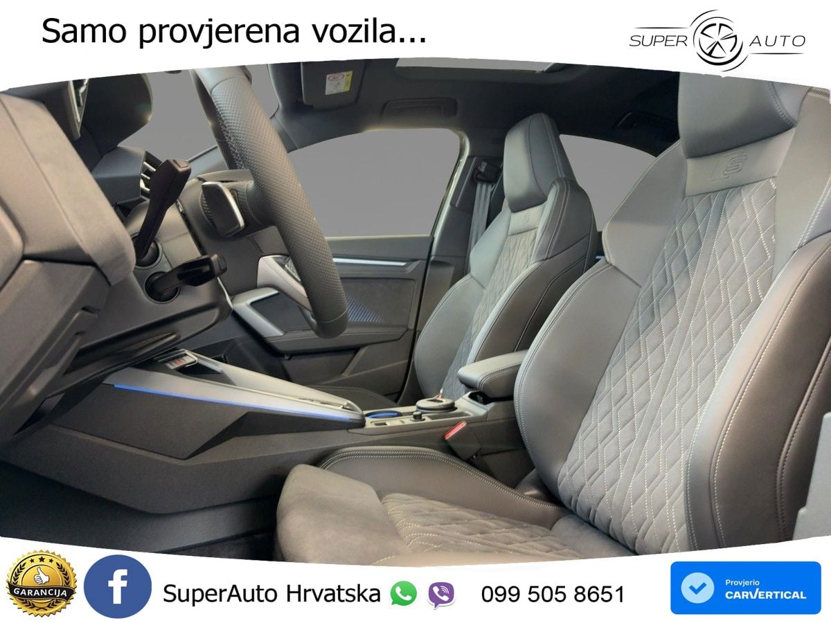 Audi A3 Limuzina 35 TFSI (150 KS) S tronic S line MATRIX+GR SJED+KAM