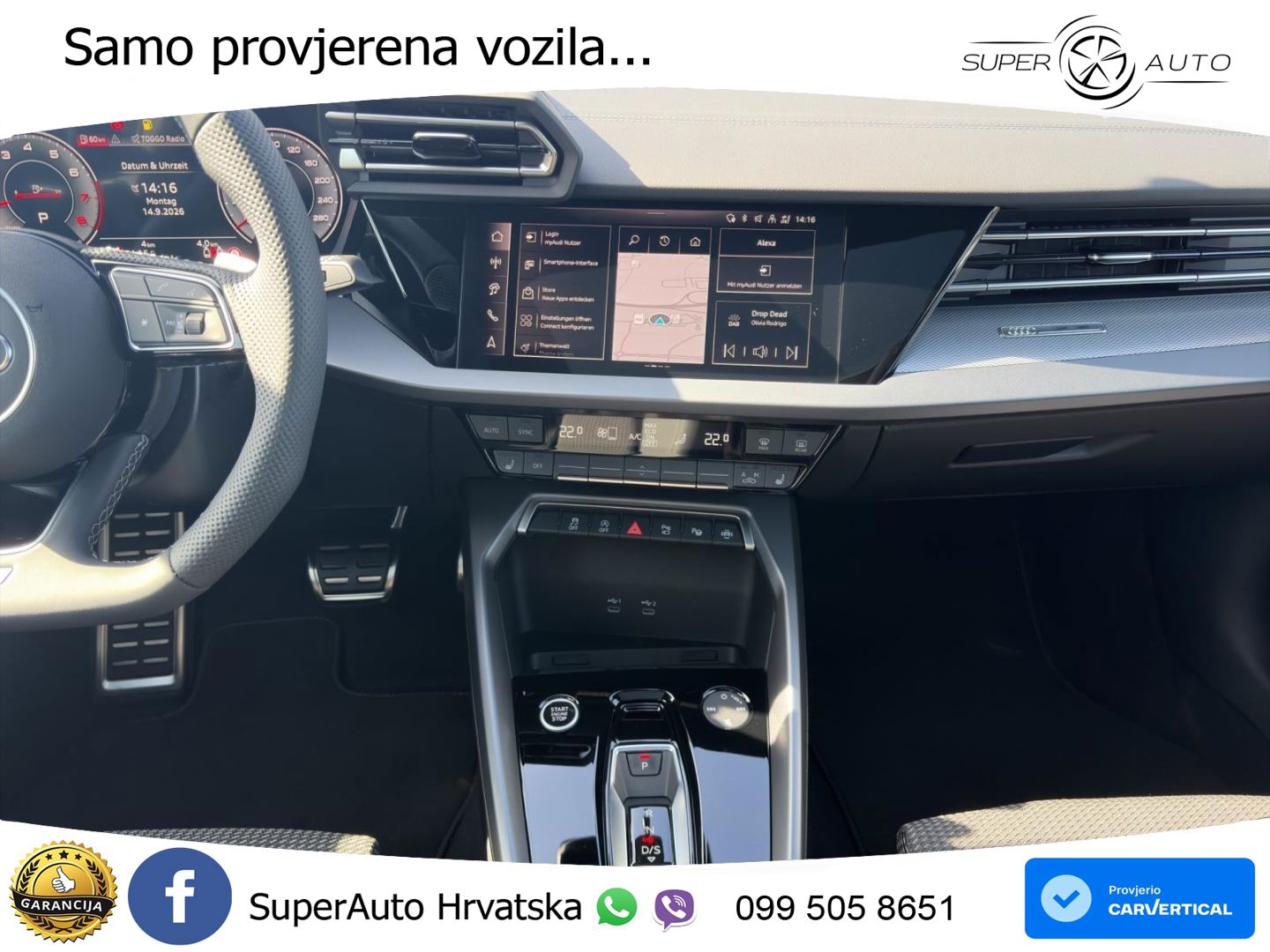 Audi A3 Sportback 30 TFSI (116 KS) Mild Hybrid S tronic LED+GR SJED+ACC
