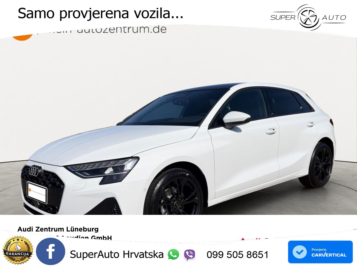 Audi A3 Sportback 30 TFSI (116 KS) Mild Hybrid S tronic LED+GR SJED+ACC