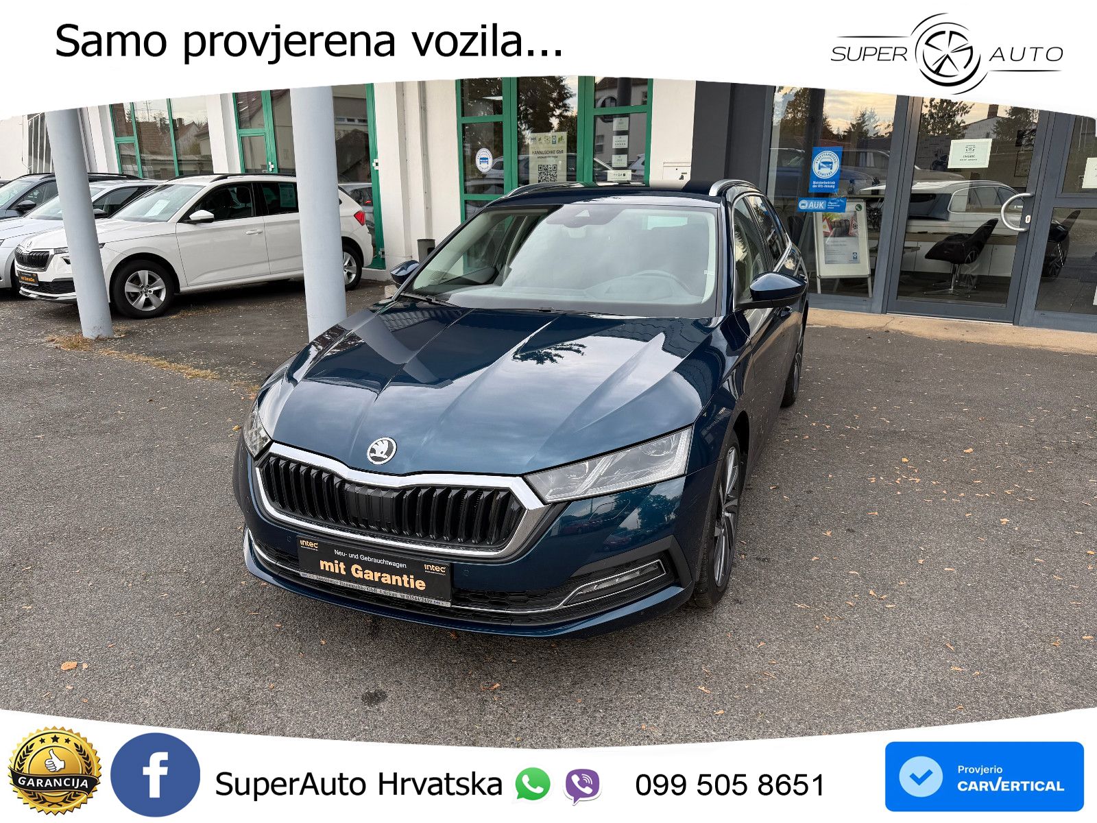 Škoda Octavia Combi 2.0 TDI (150 KS) DSG LED+GR SJED+ACC