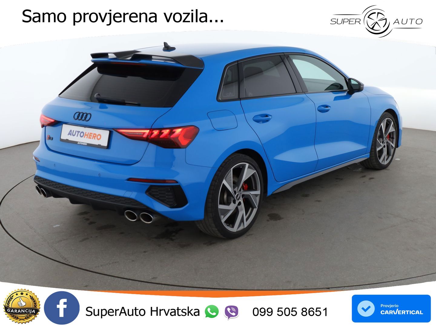 Audi S3 2.0 TFSI (310 KS) quattro S tronic LED+GR SJED+ACC