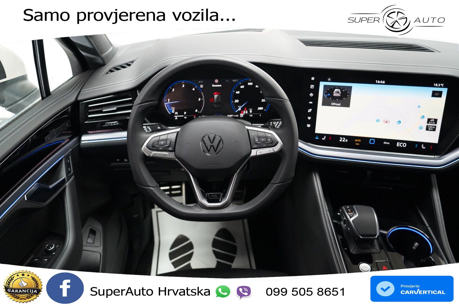 Volkswagen Touareg 3.0 V6 TDI (231 KS) 4MOTION Tiptronic ZRAČNI+ACC+4xGR SJED+KAM