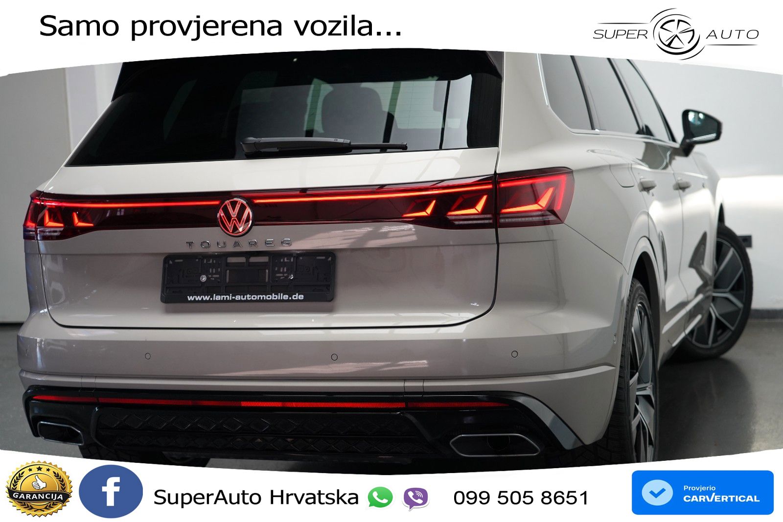 Volkswagen Touareg 3.0 V6 TDI (231 KS) 4MOTION Tiptronic ZRAČNI+ACC+4xGR SJED+KAM