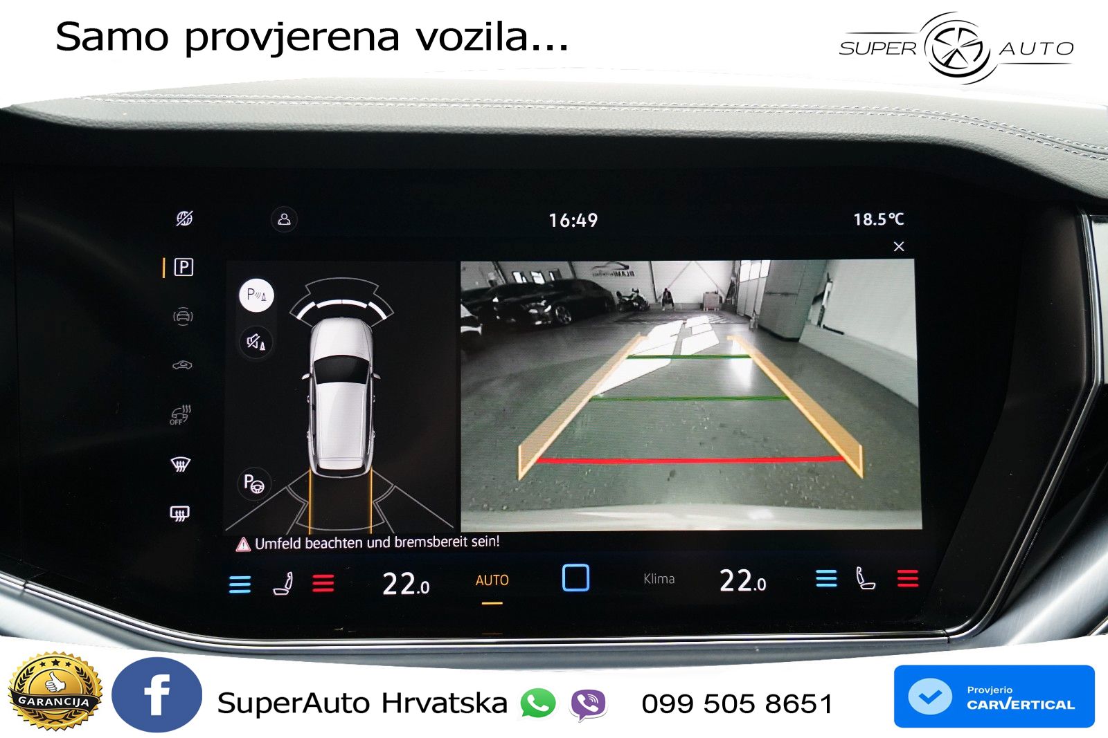 Volkswagen Touareg 3.0 V6 TDI (231 KS) 4MOTION Tiptronic ZRAČNI+ACC+4xGR SJED+KAM