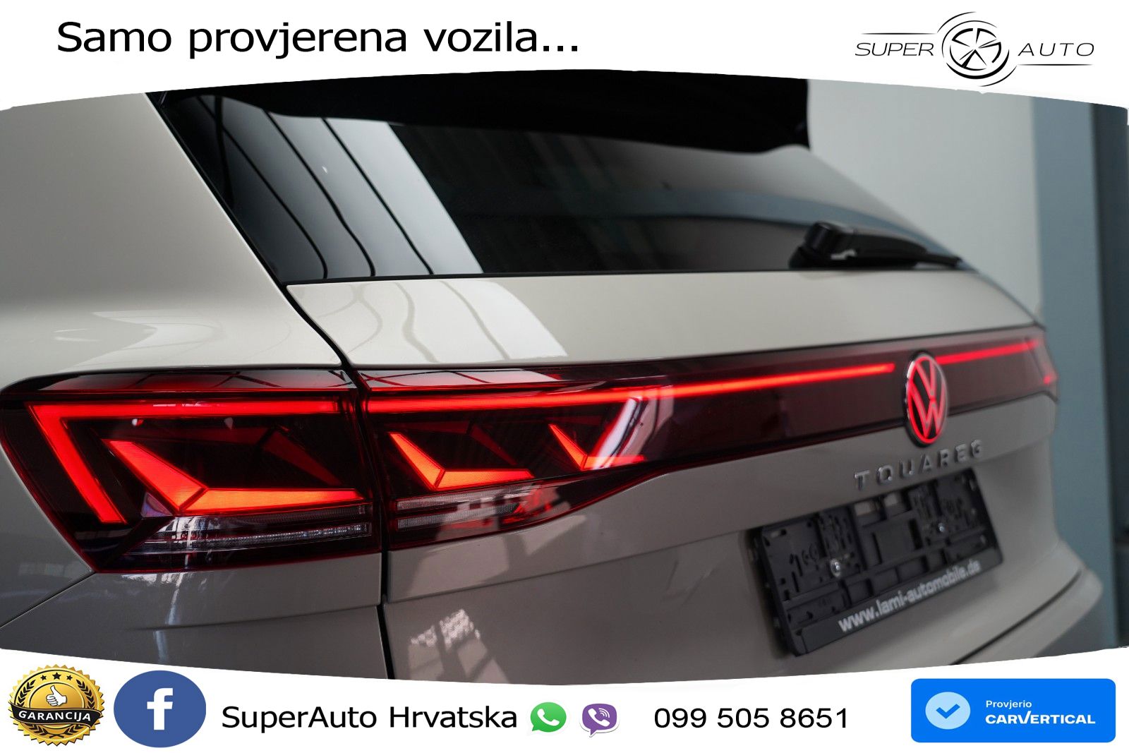 Volkswagen Touareg 3.0 V6 TDI (231 KS) 4MOTION Tiptronic ZRAČNI+ACC+4xGR SJED+KAM
