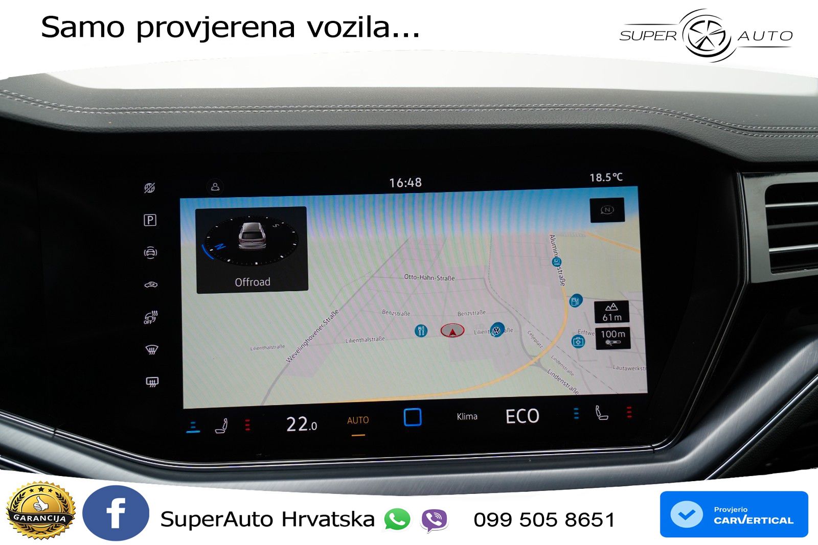 Volkswagen Touareg 3.0 V6 TDI (231 KS) 4MOTION Tiptronic ZRAČNI+ACC+4xGR SJED+KAM