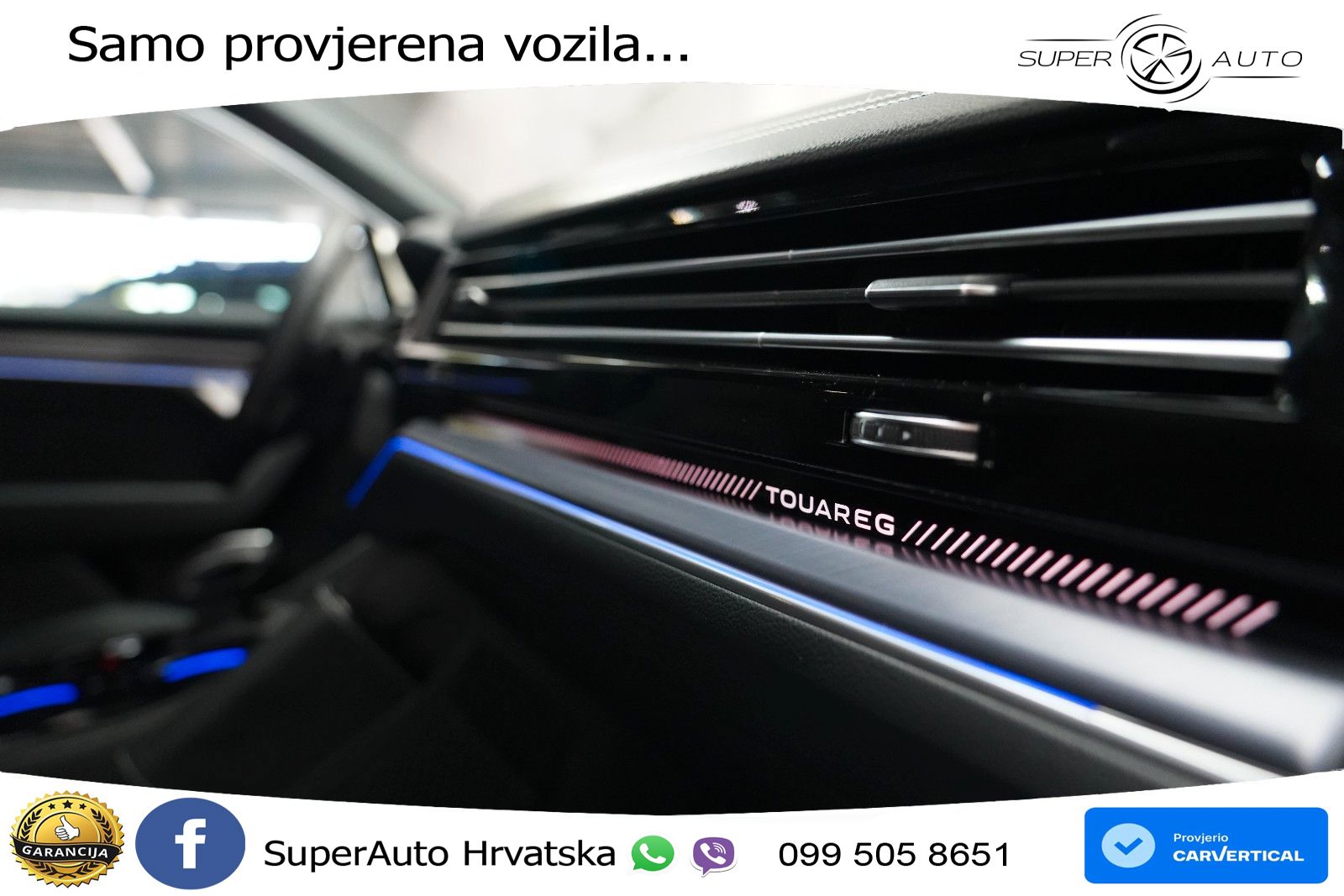 Volkswagen Touareg 3.0 V6 TDI (231 KS) 4MOTION Tiptronic ZRAČNI+ACC+4xGR SJED+KAM