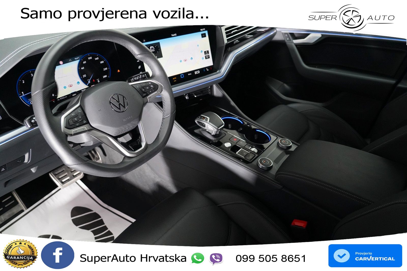 Volkswagen Touareg 3.0 V6 TDI (231 KS) 4MOTION Tiptronic ZRAČNI+ACC+4xGR SJED+KAM