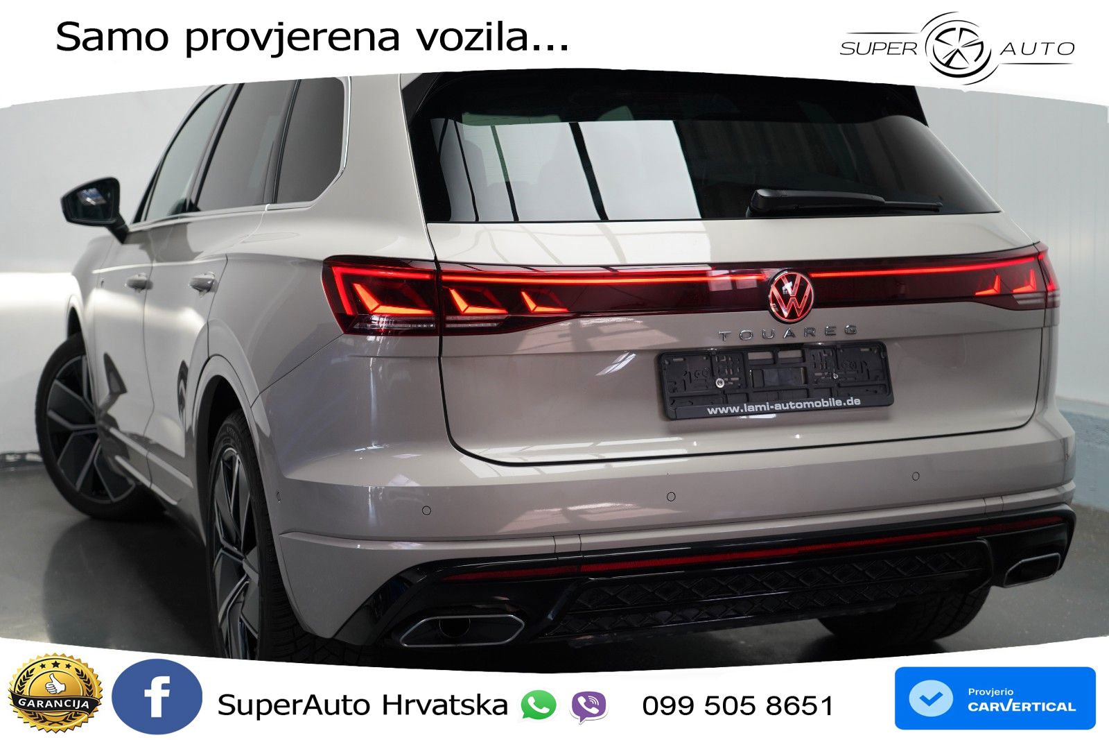 Volkswagen Touareg 3.0 V6 TDI (231 KS) 4MOTION Tiptronic ZRAČNI+ACC+4xGR SJED+KAM