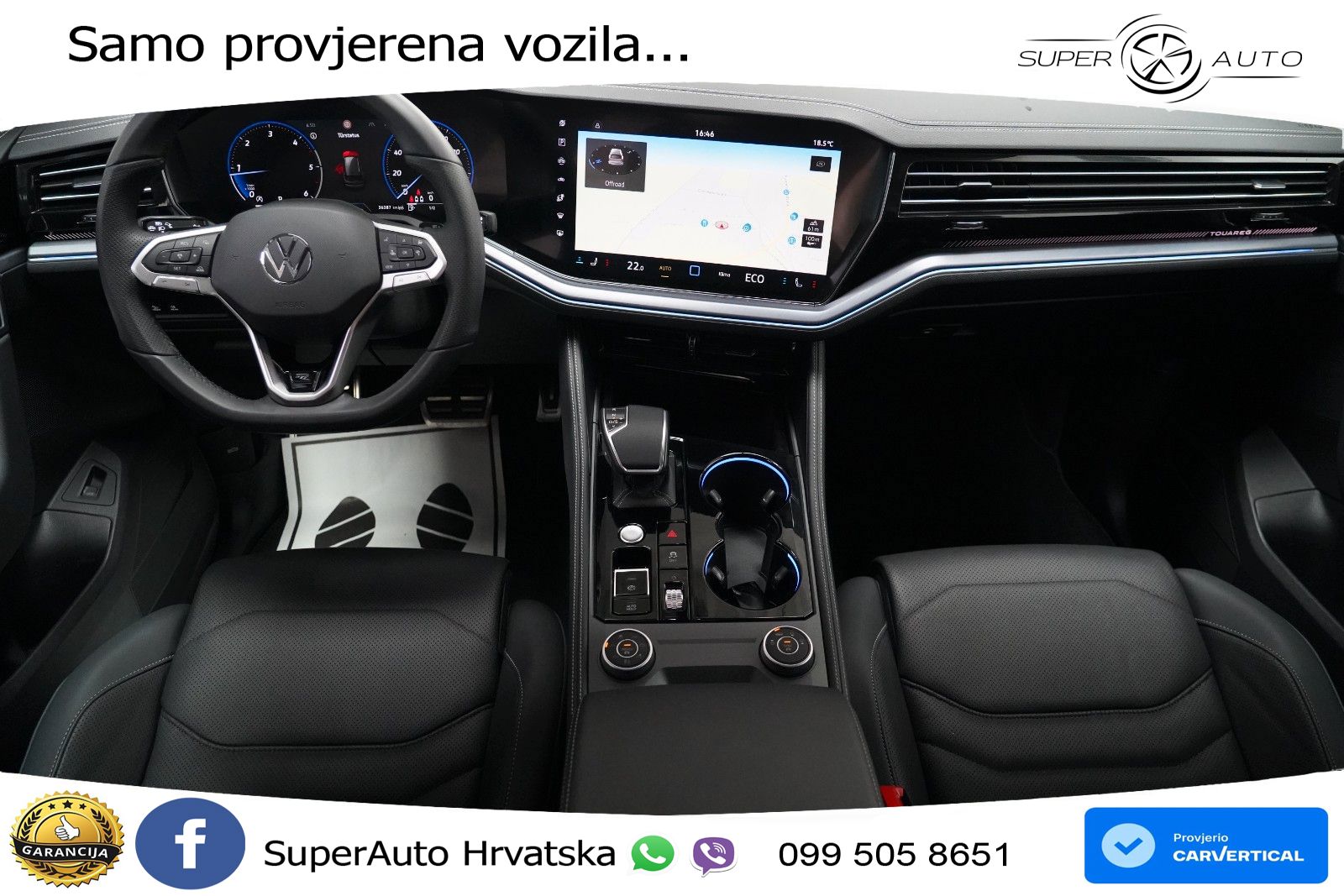 Volkswagen Touareg 3.0 V6 TDI (231 KS) 4MOTION Tiptronic ZRAČNI+ACC+4xGR SJED+KAM