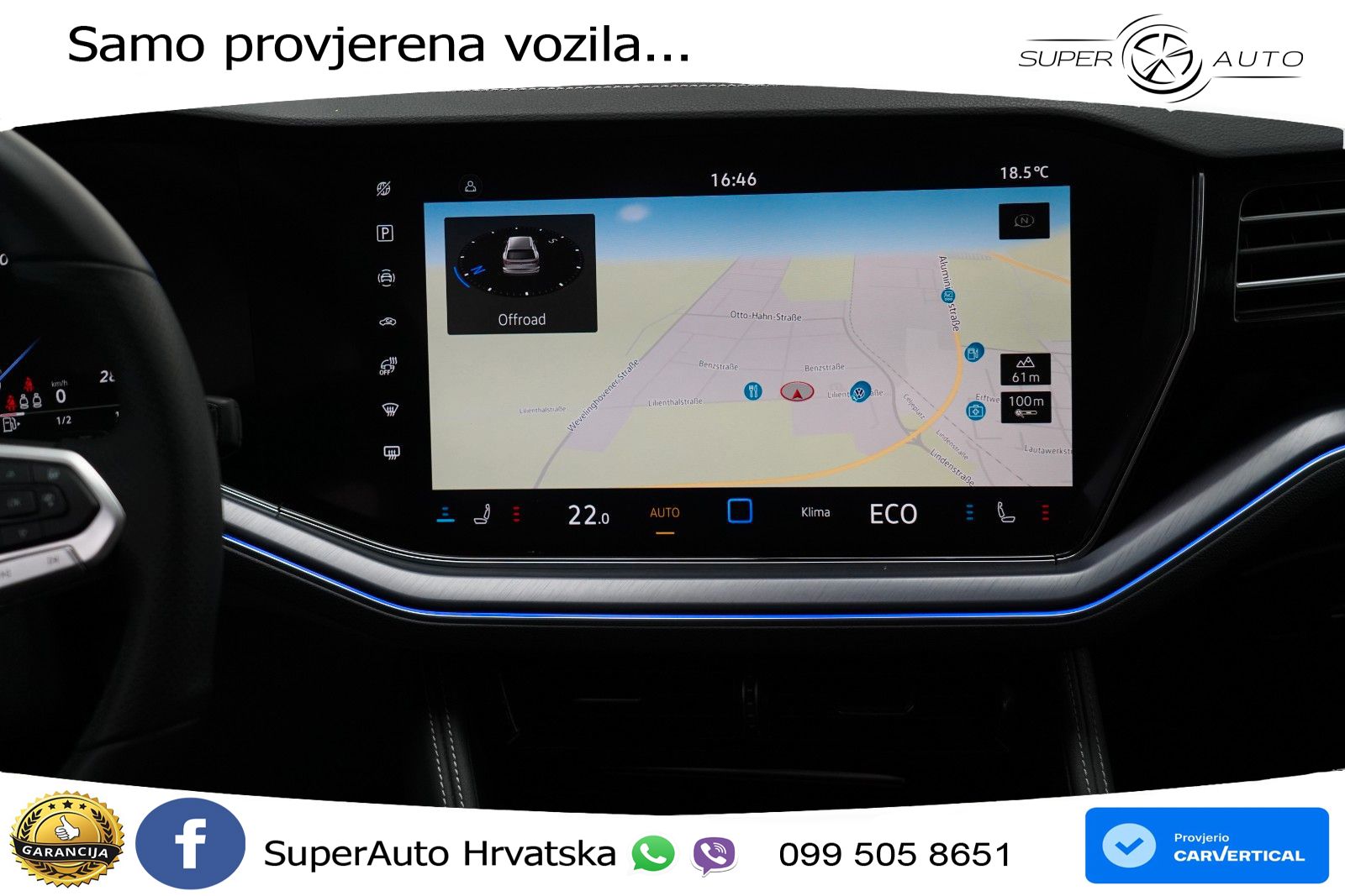 Volkswagen Touareg 3.0 V6 TDI (231 KS) 4MOTION Tiptronic ZRAČNI+ACC+4xGR SJED+KAM