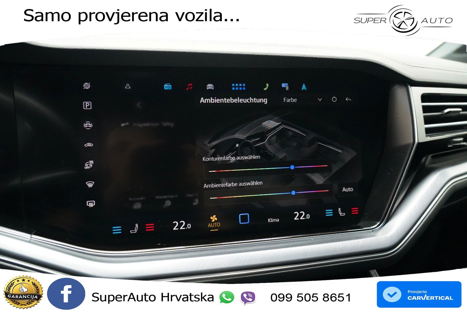 Volkswagen Touareg 3.0 V6 TDI (231 KS) 4MOTION Tiptronic ZRAČNI+ACC+4xGR SJED+KAM