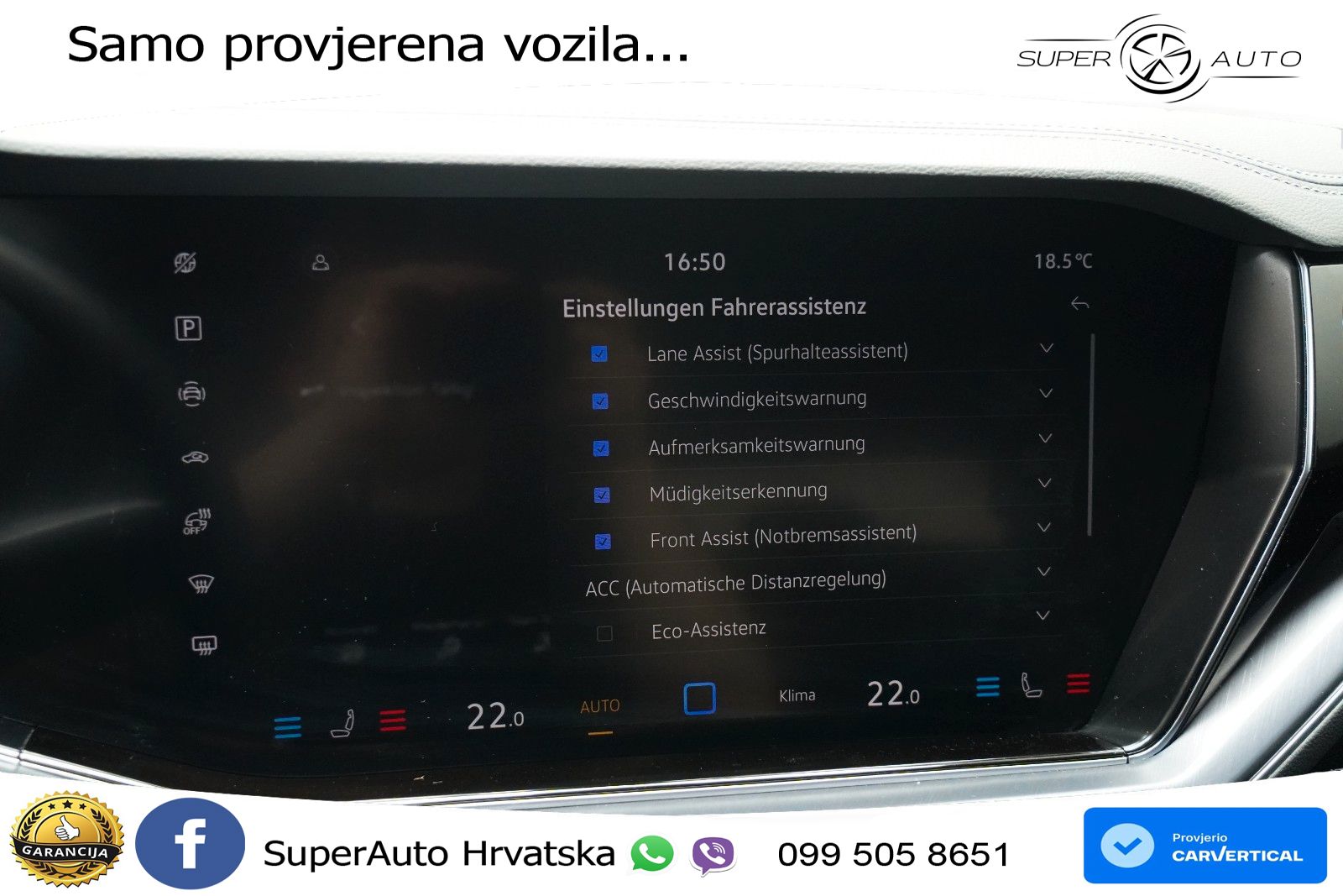 Volkswagen Touareg 3.0 V6 TDI (231 KS) 4MOTION Tiptronic ZRAČNI+ACC+4xGR SJED+KAM