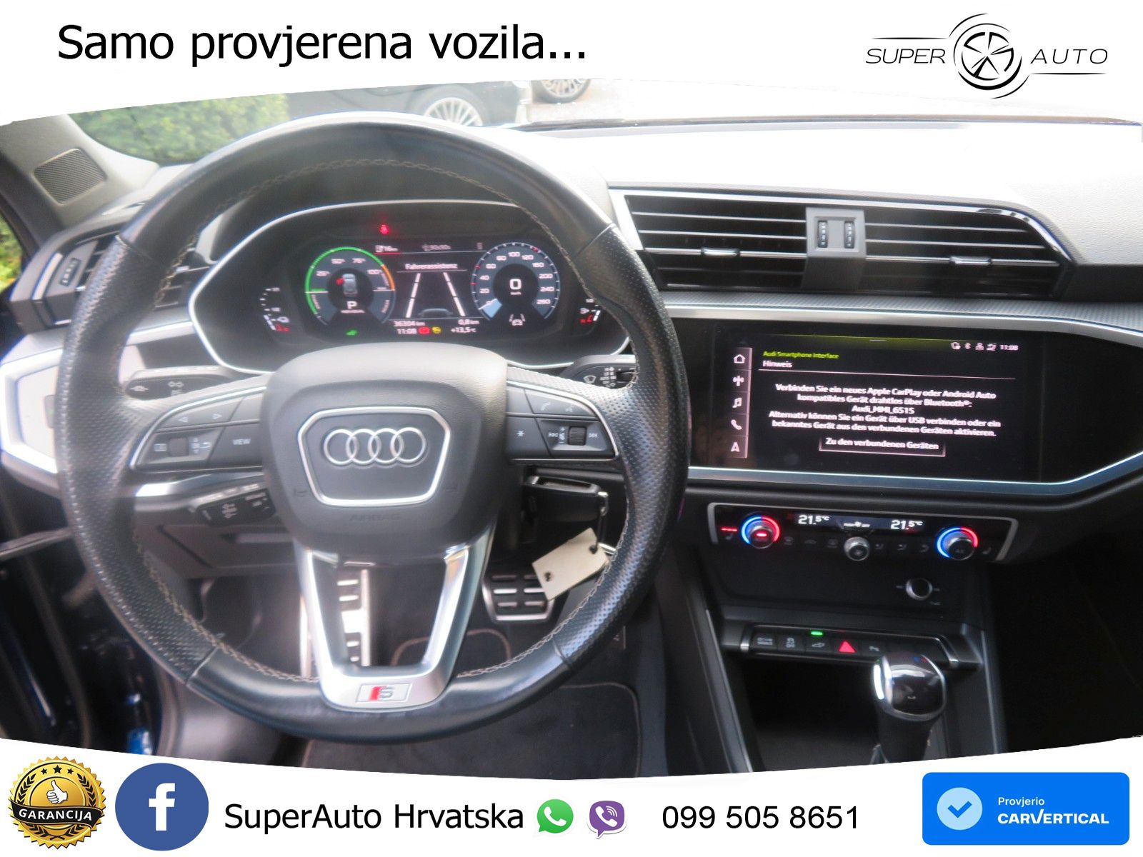 Audi Q3 45 TFSIe (245 KS) S tronic LED+GR SJED+ACC