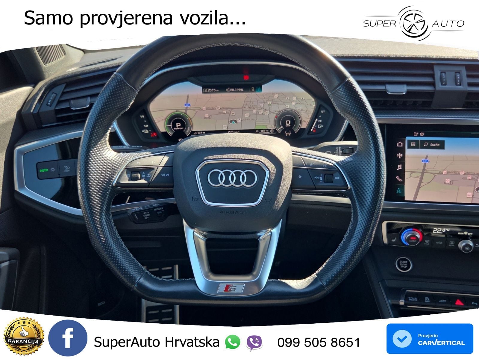 Audi Q3 45 TFSIe (245 KS) S tronic S line LED+GR SJED+ACC
