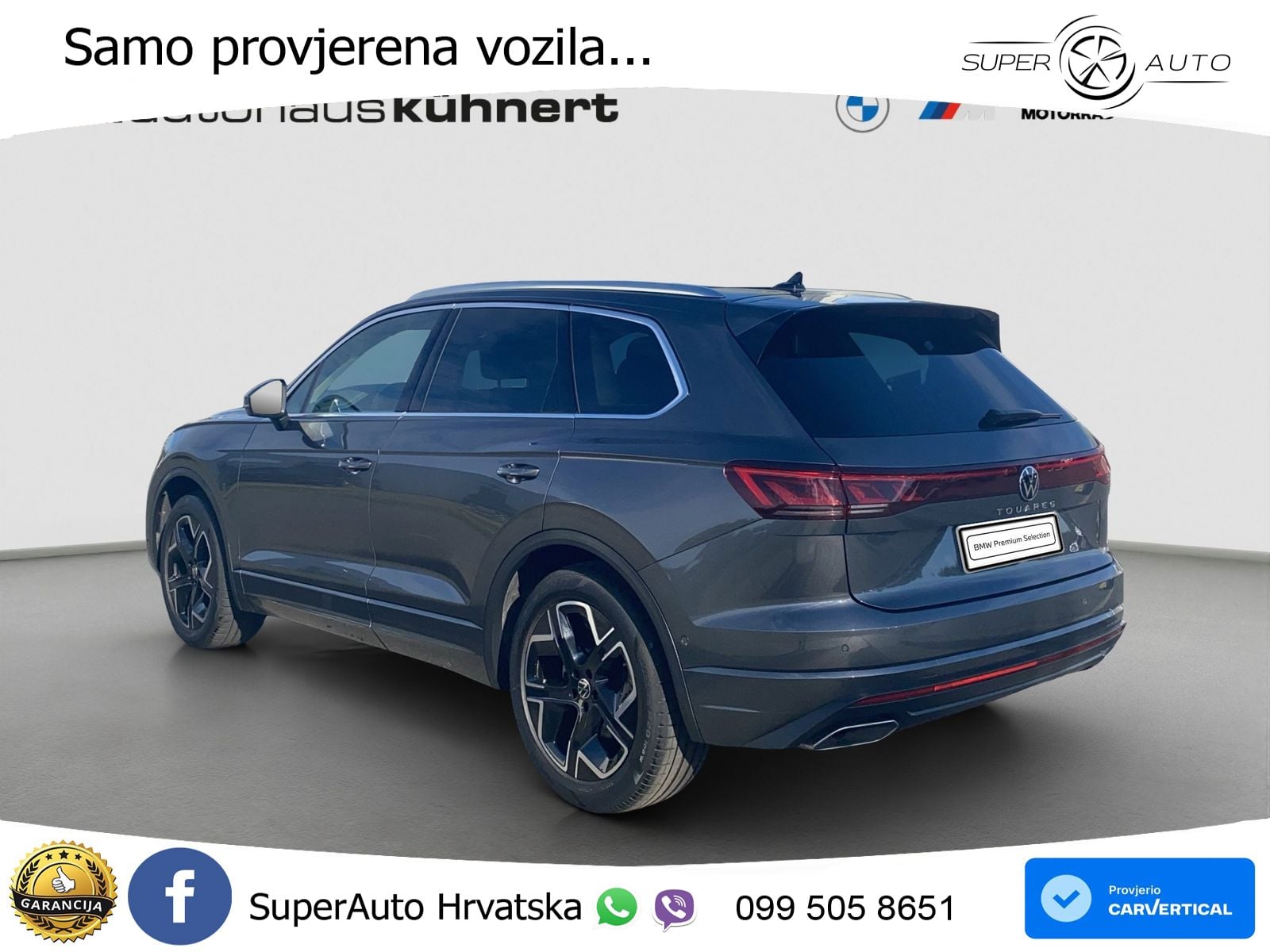 Volkswagen Touareg 3.0 V6 TDI (286 KS) 4MOTION Tiptronic ZRAČNI+ACC+GR SJED+KAM+PANO